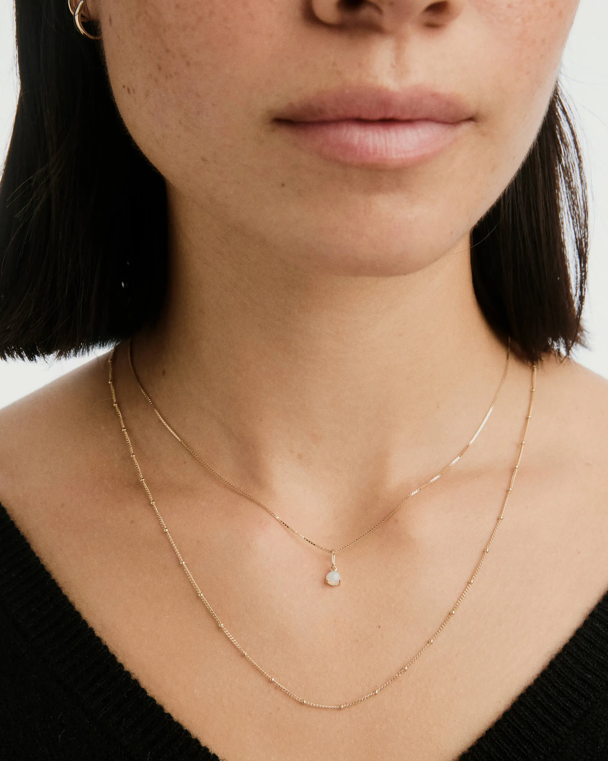 Mejuri Baby Box Chain Necklace- Chain Necklaces | Necklaces