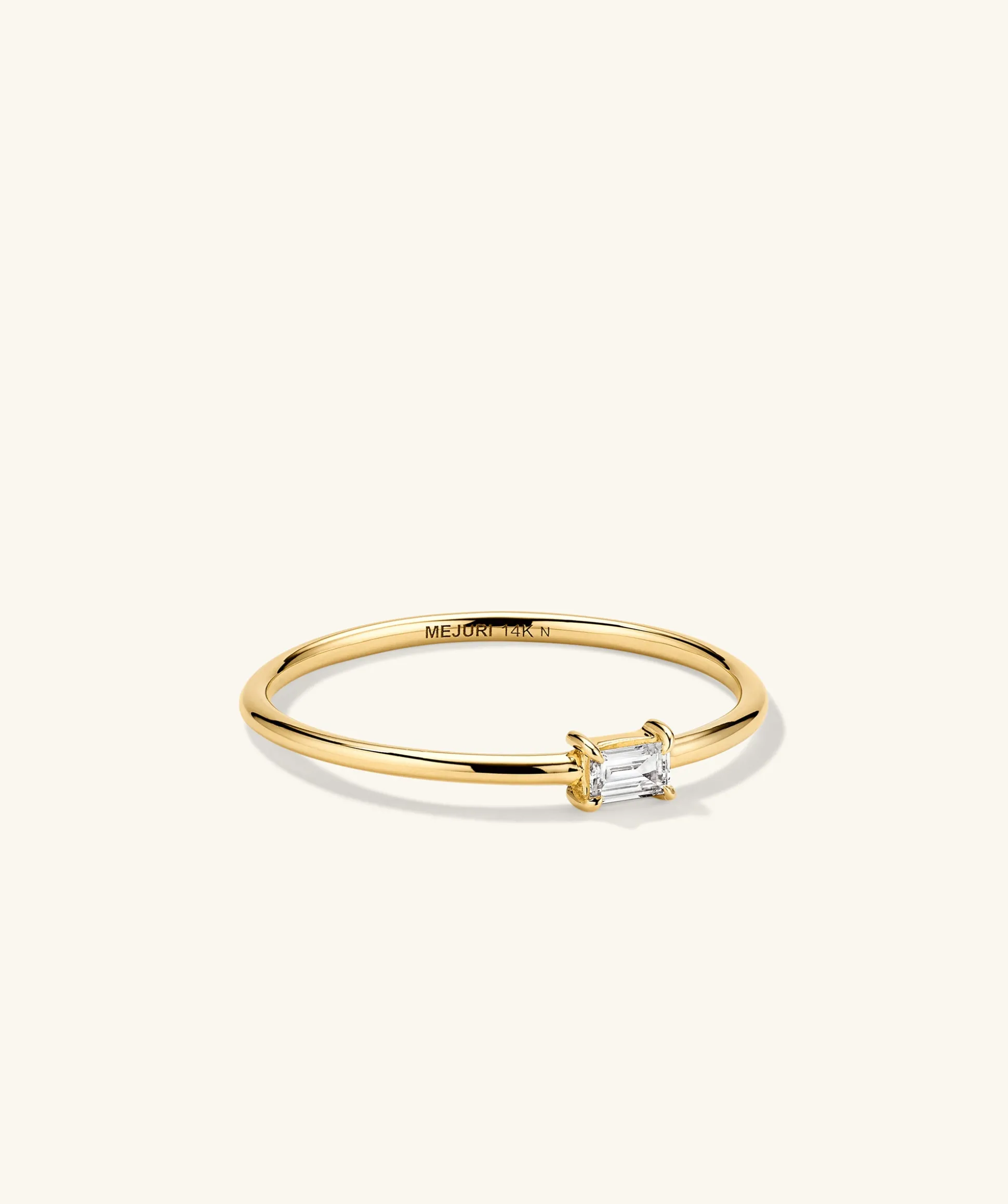 Mejuri Baguette Stacker Ring- Stackable Rings | Rings