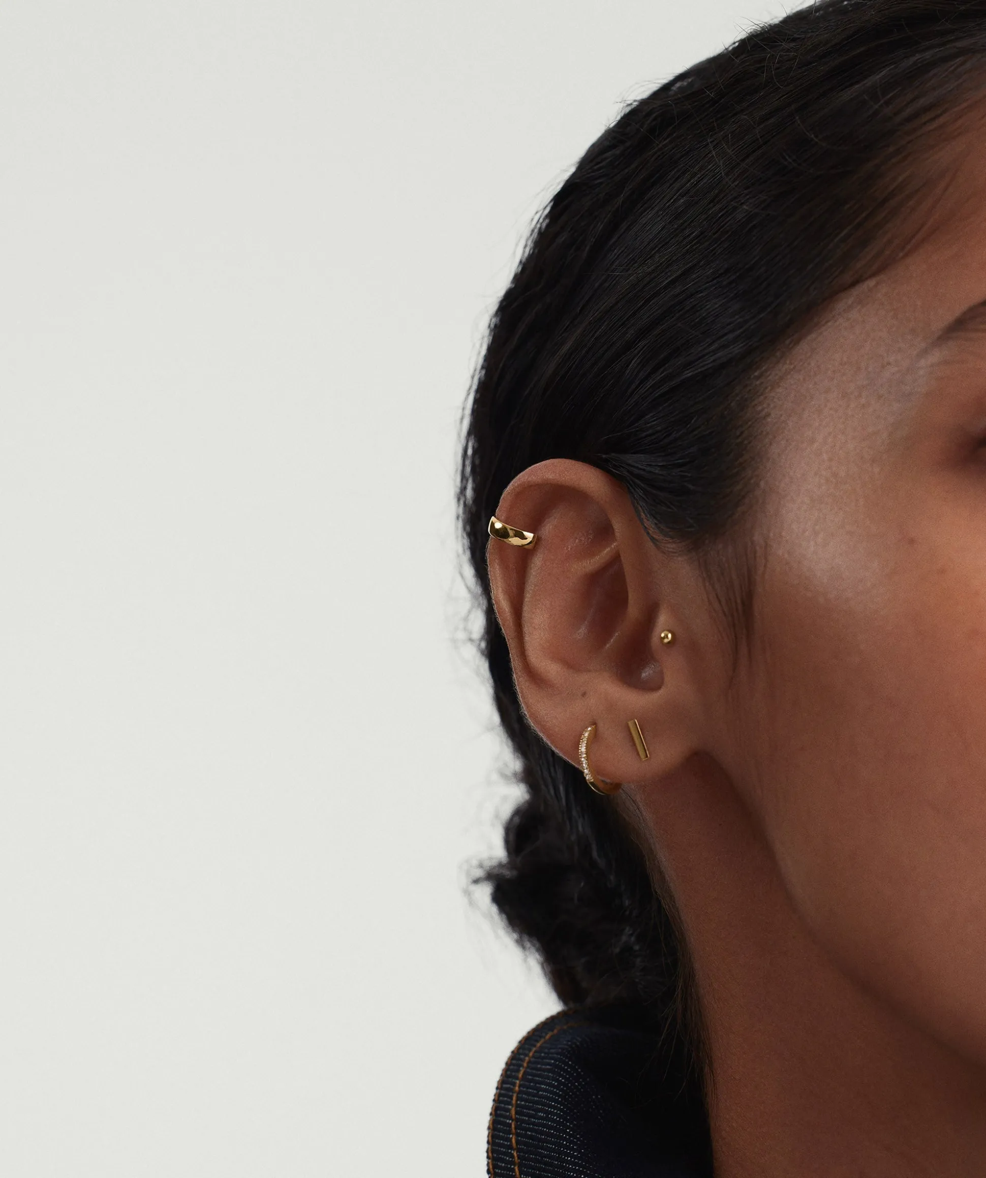 Mejuri Bar Stud- Single Earrings | Stud Earrings