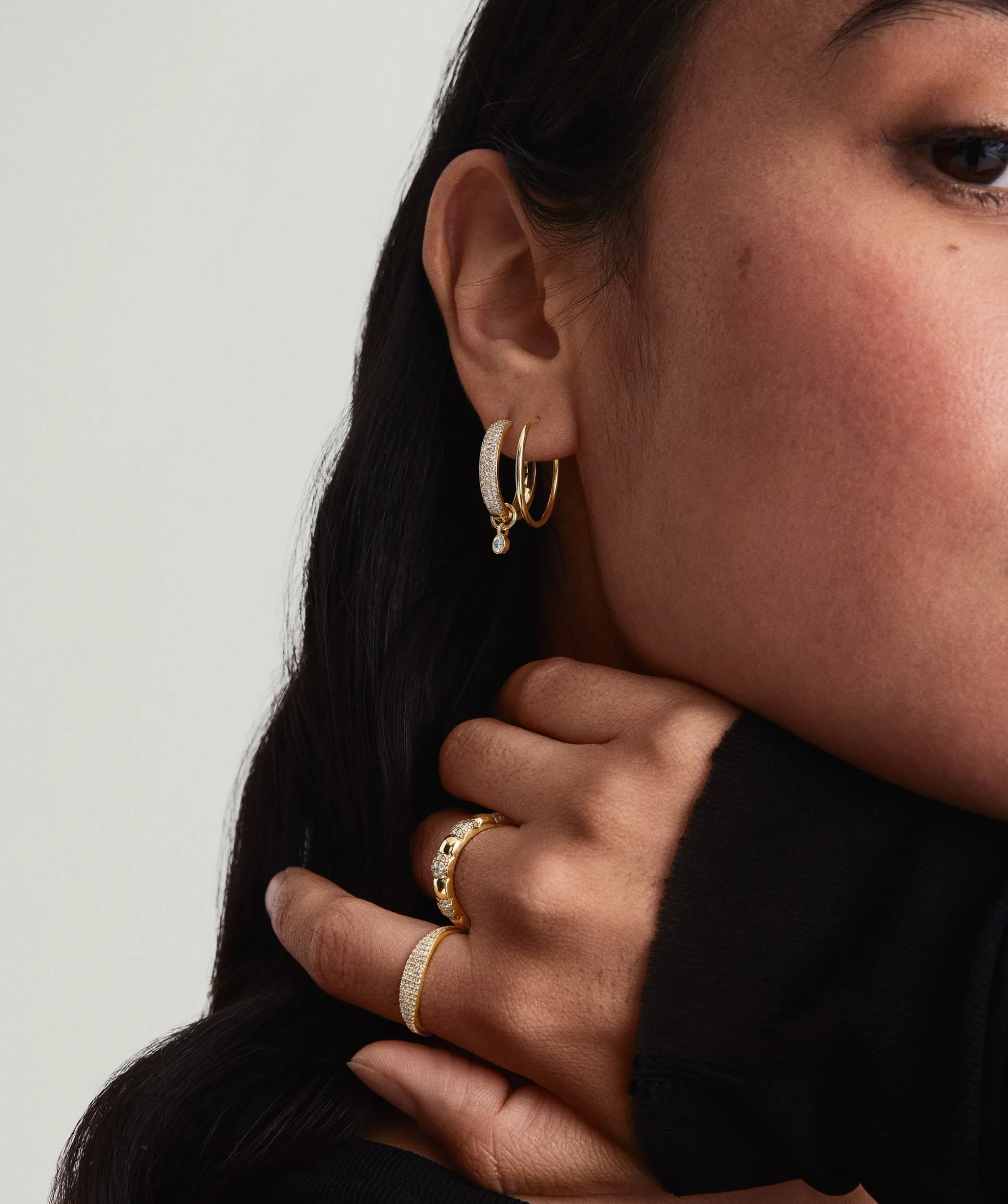 Mejuri Between Hoops- Hoop Earrings | Earrings