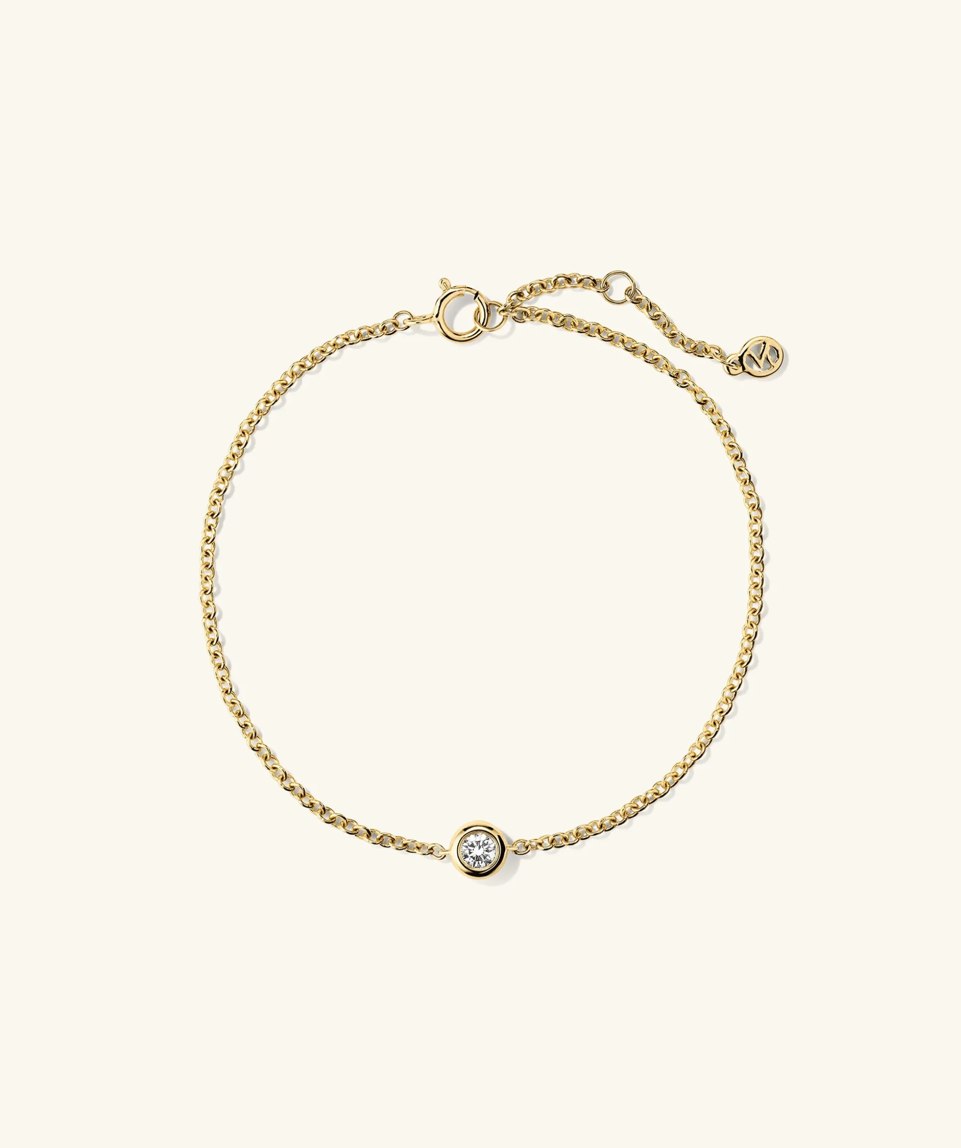 Mejuri Bezel Lab Grown Diamond Bracelet- Bracelets