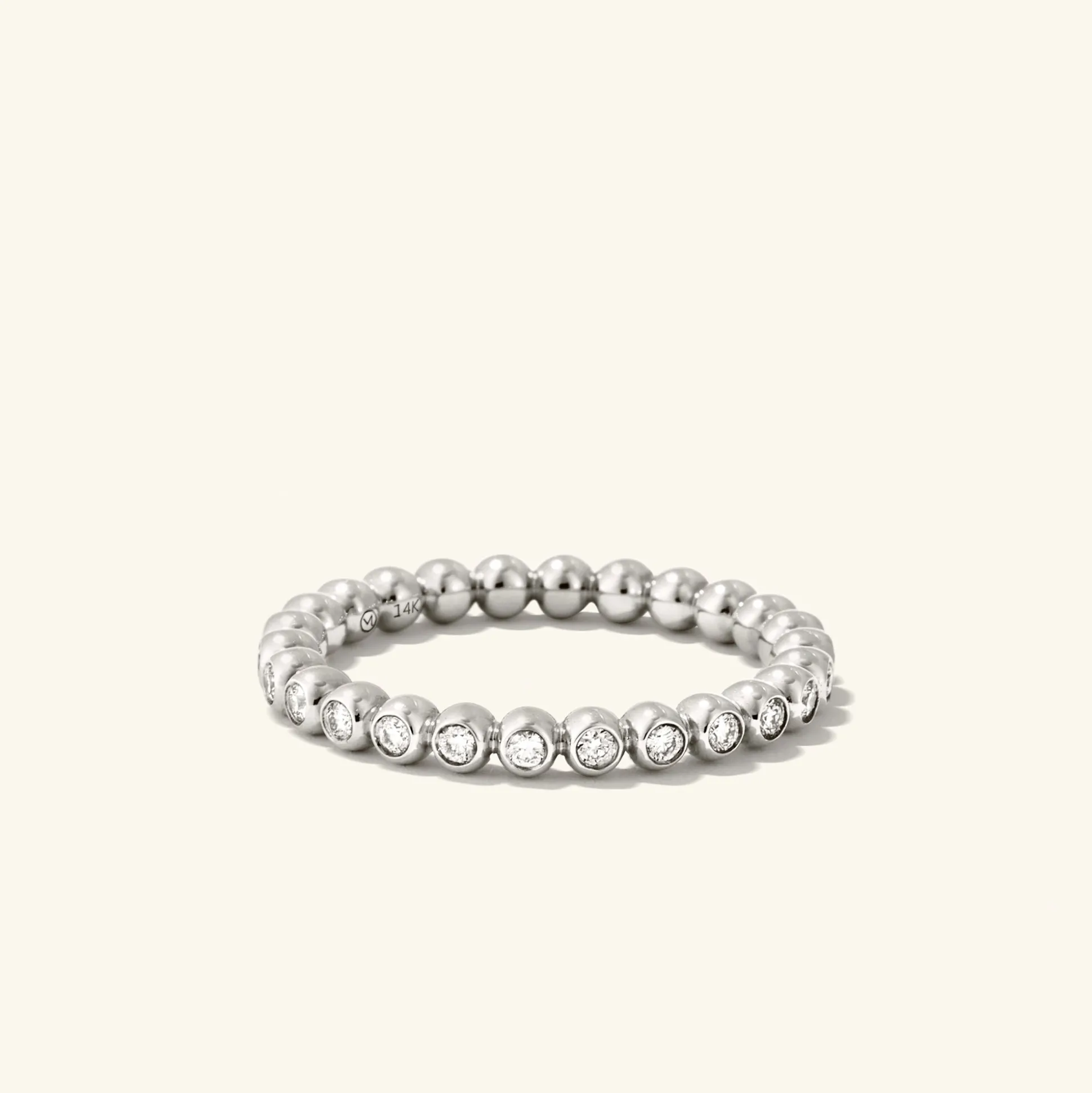 Mejuri Bold Beaded Diamond Eternity Ring- Diamond Eternity Bands | Wedding Bands