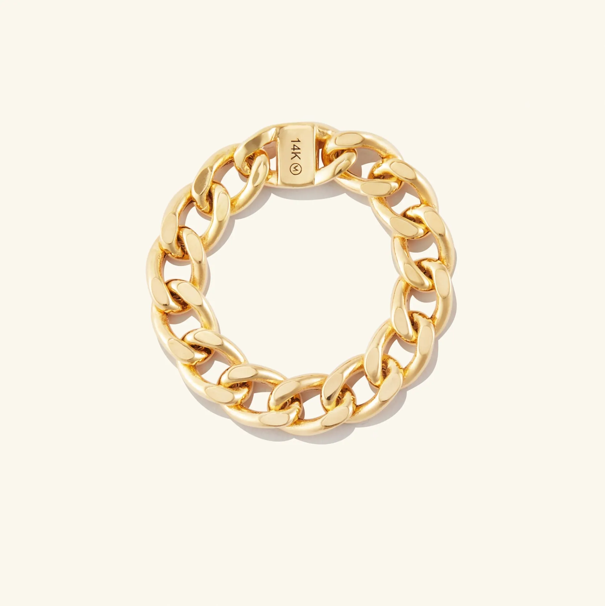 Mejuri Bold Chain Ring- Statement Rings | Rings