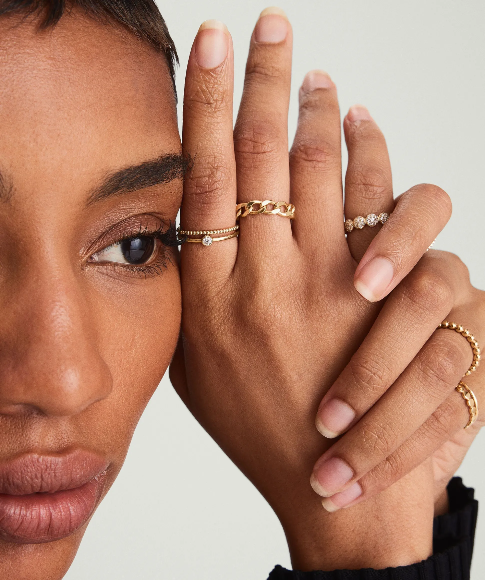 Mejuri Bold Chain Ring- Statement Rings | Rings