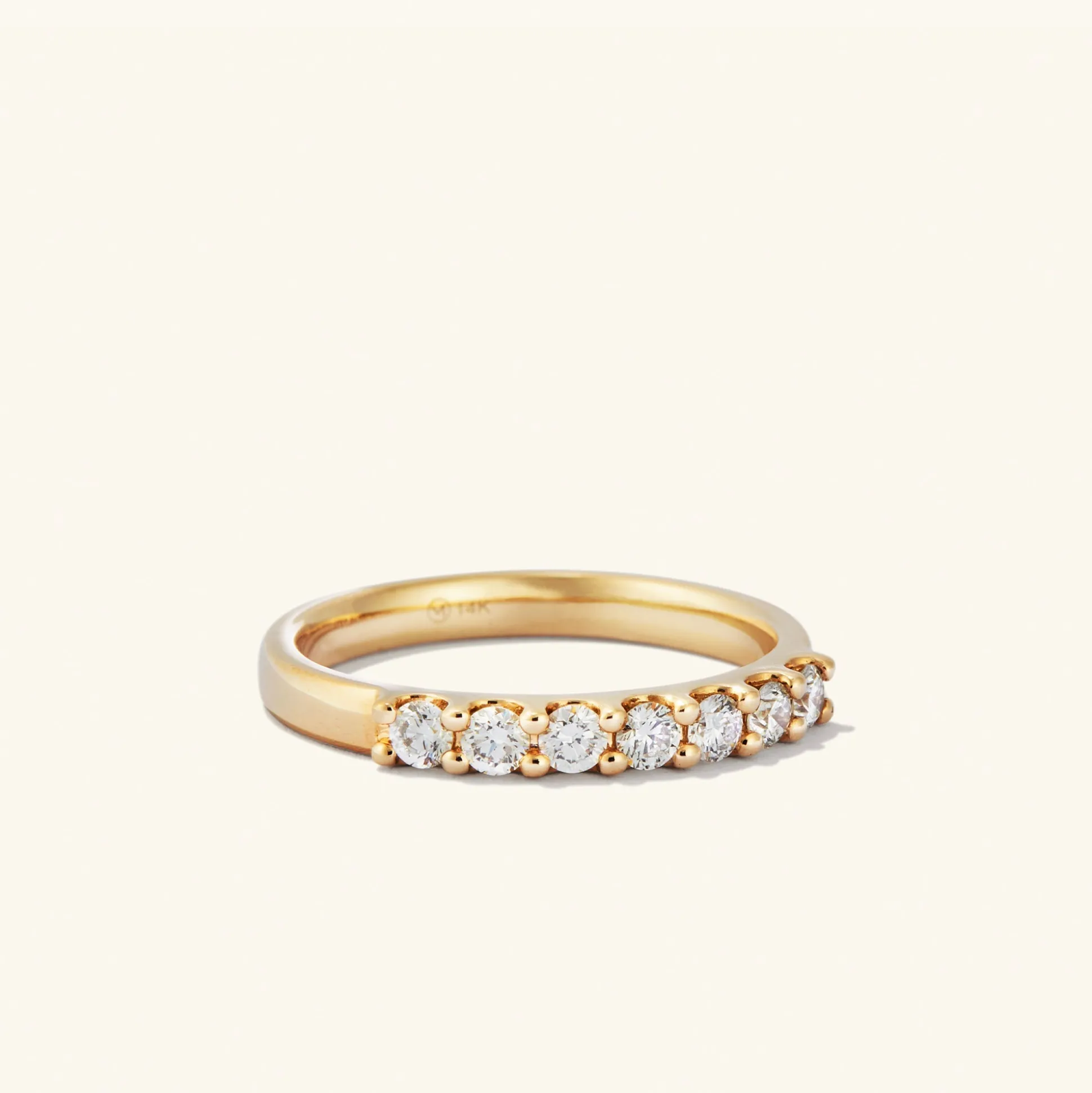 Mejuri Bold Diamond Half Eternity Ring- Stackable Rings | Rings