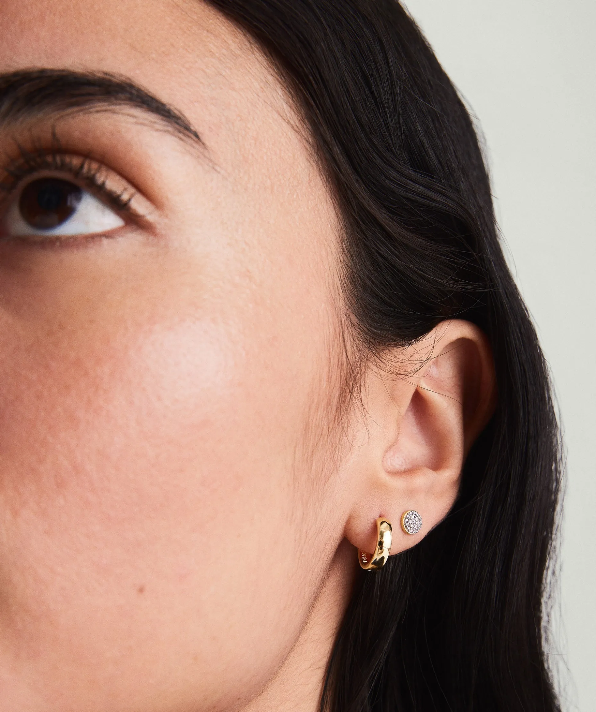 Mejuri Bold Huggie Hoops- Hoop Earrings | Earrings