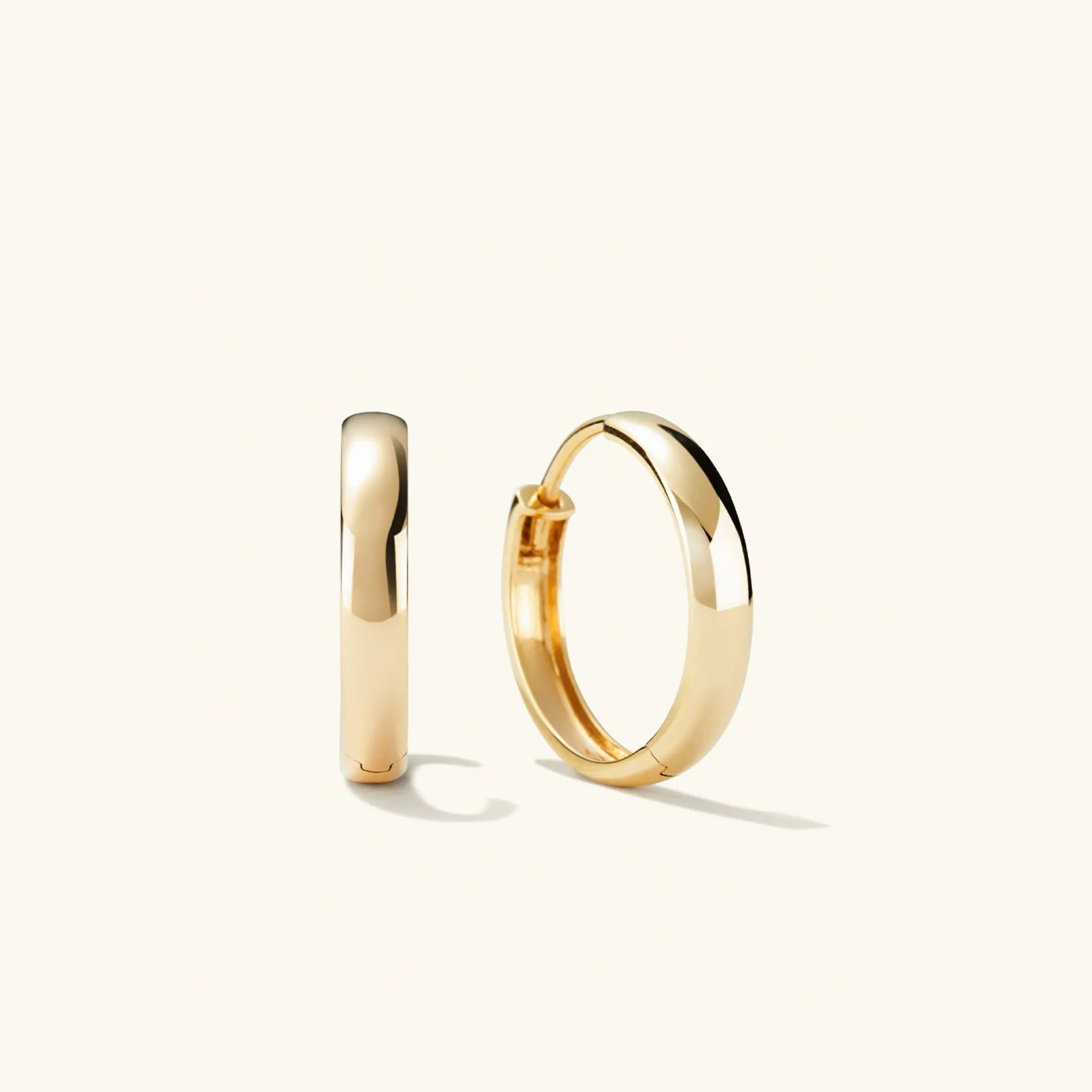 Mejuri Bold Medium Hoops- Hoop Earrings | Earrings