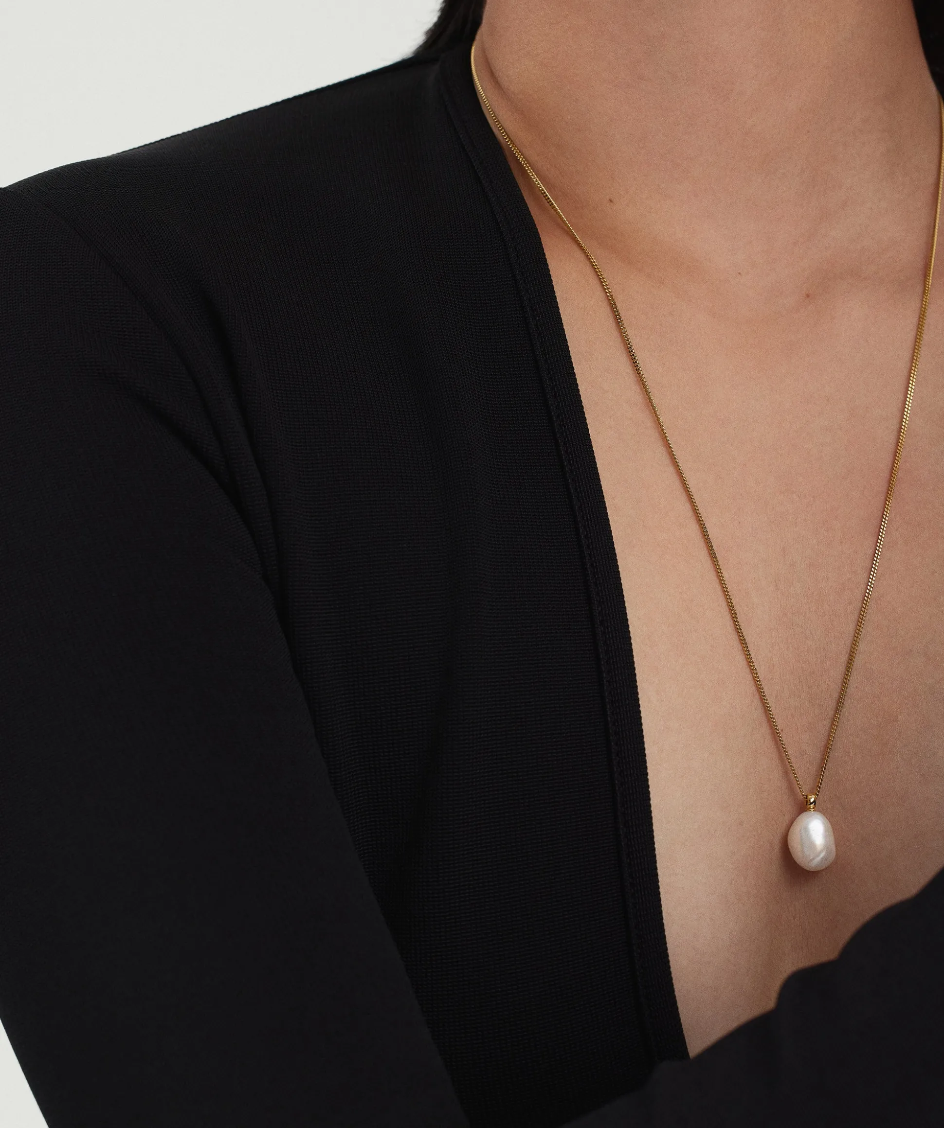 Mejuri Bold Pearl Pendant Necklace- Pendant Necklaces | Necklaces