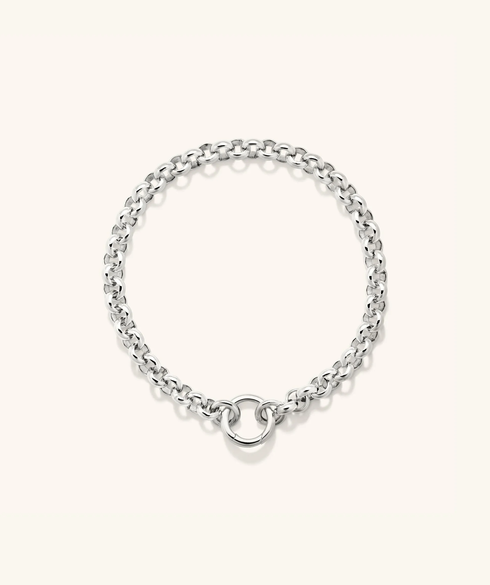 Mejuri Bold Rolo Chain Charm Bracelet- Chain Bracelets | Bracelets