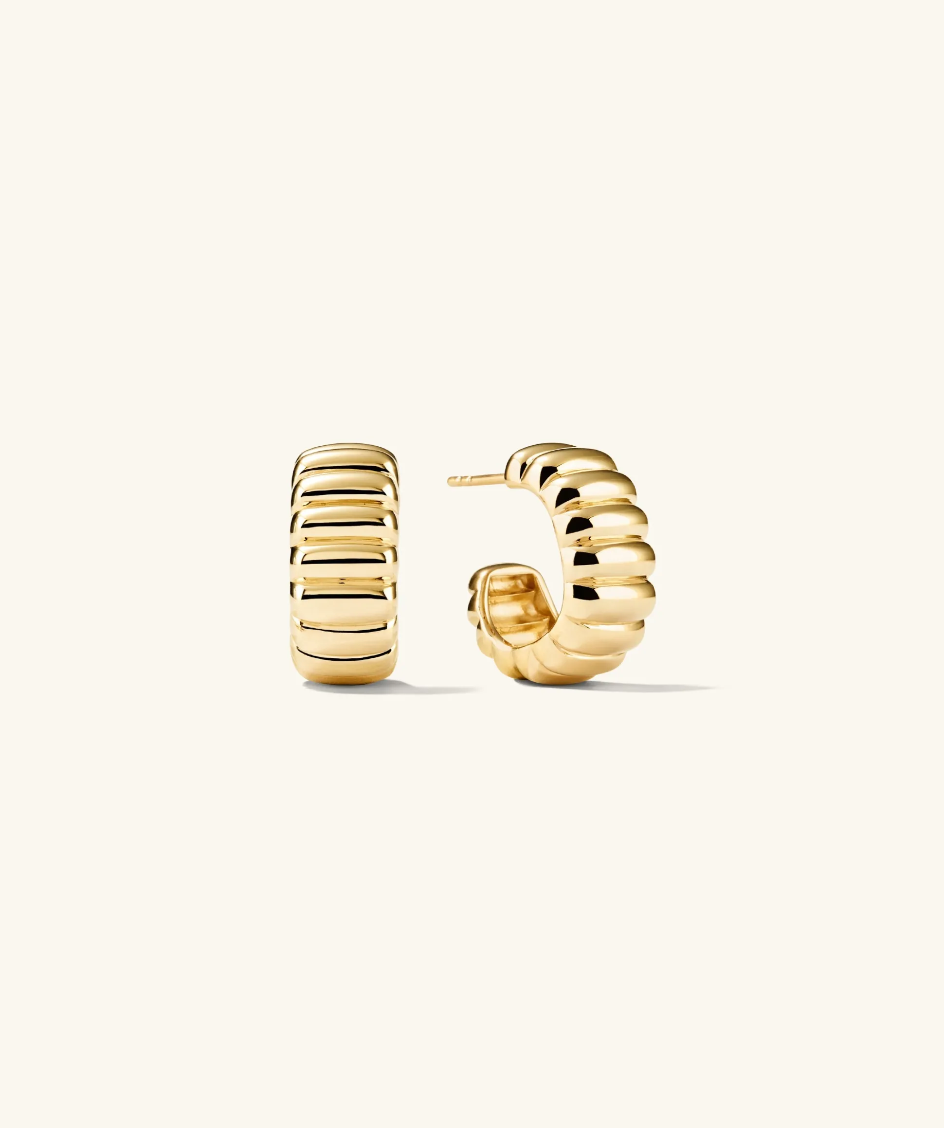 Mejuri Charlotte Bold Hoops- Hoop Earrings | Earrings