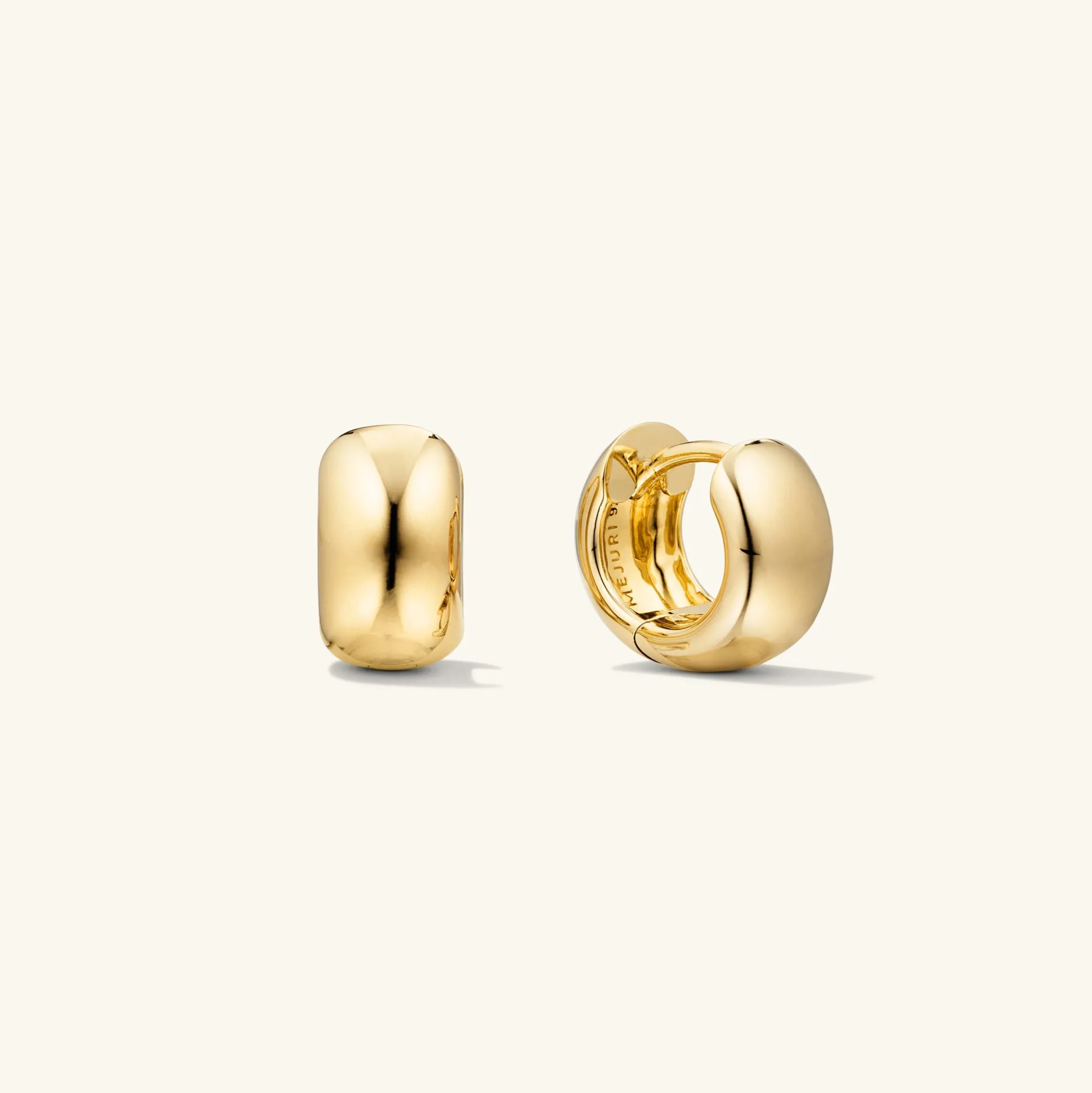 Mejuri Chunky Huggie Hoops- Hoop Earrings | Earrings