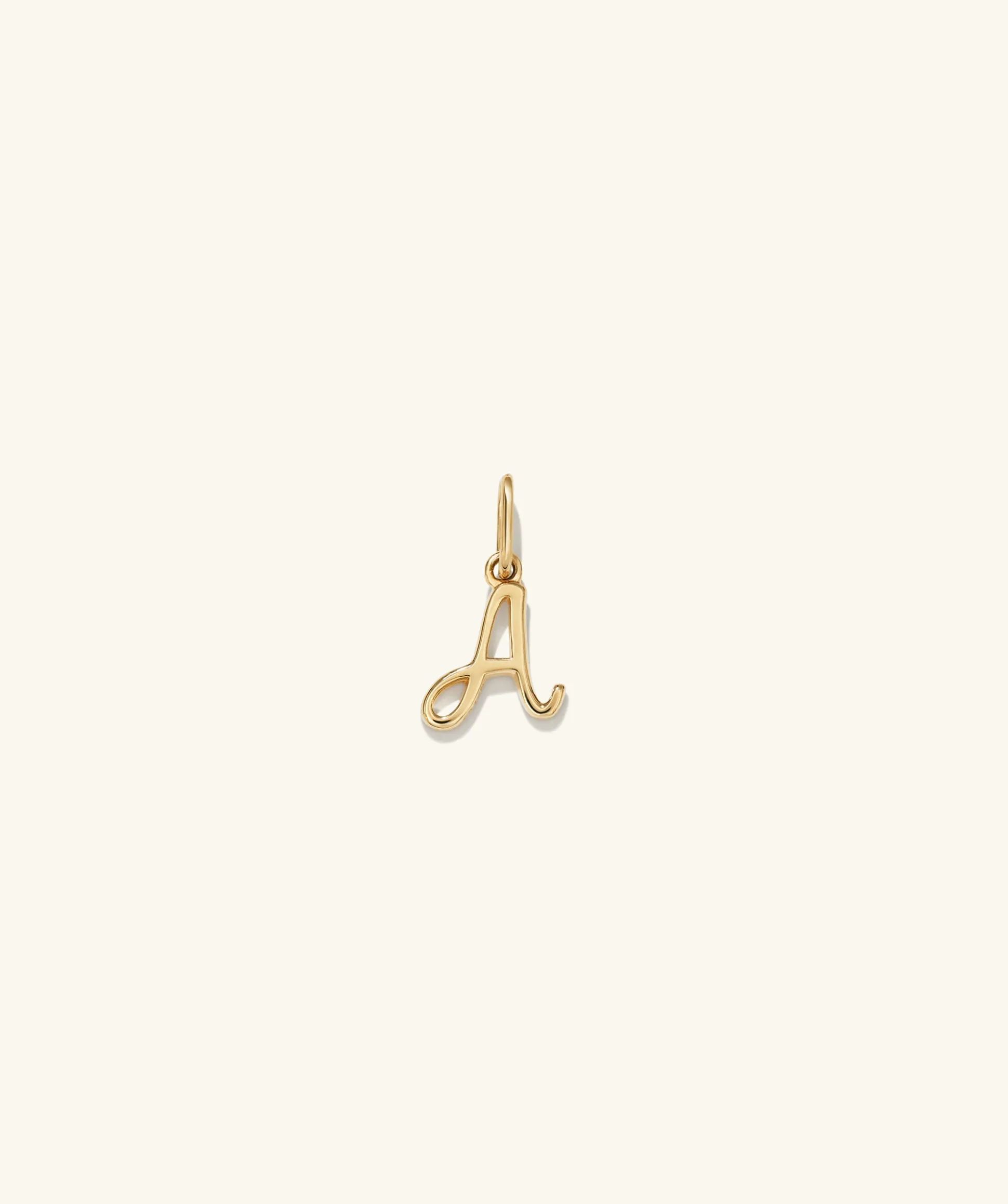 Mejuri Cursive Letter Charm- Charms | Charms + Pendants