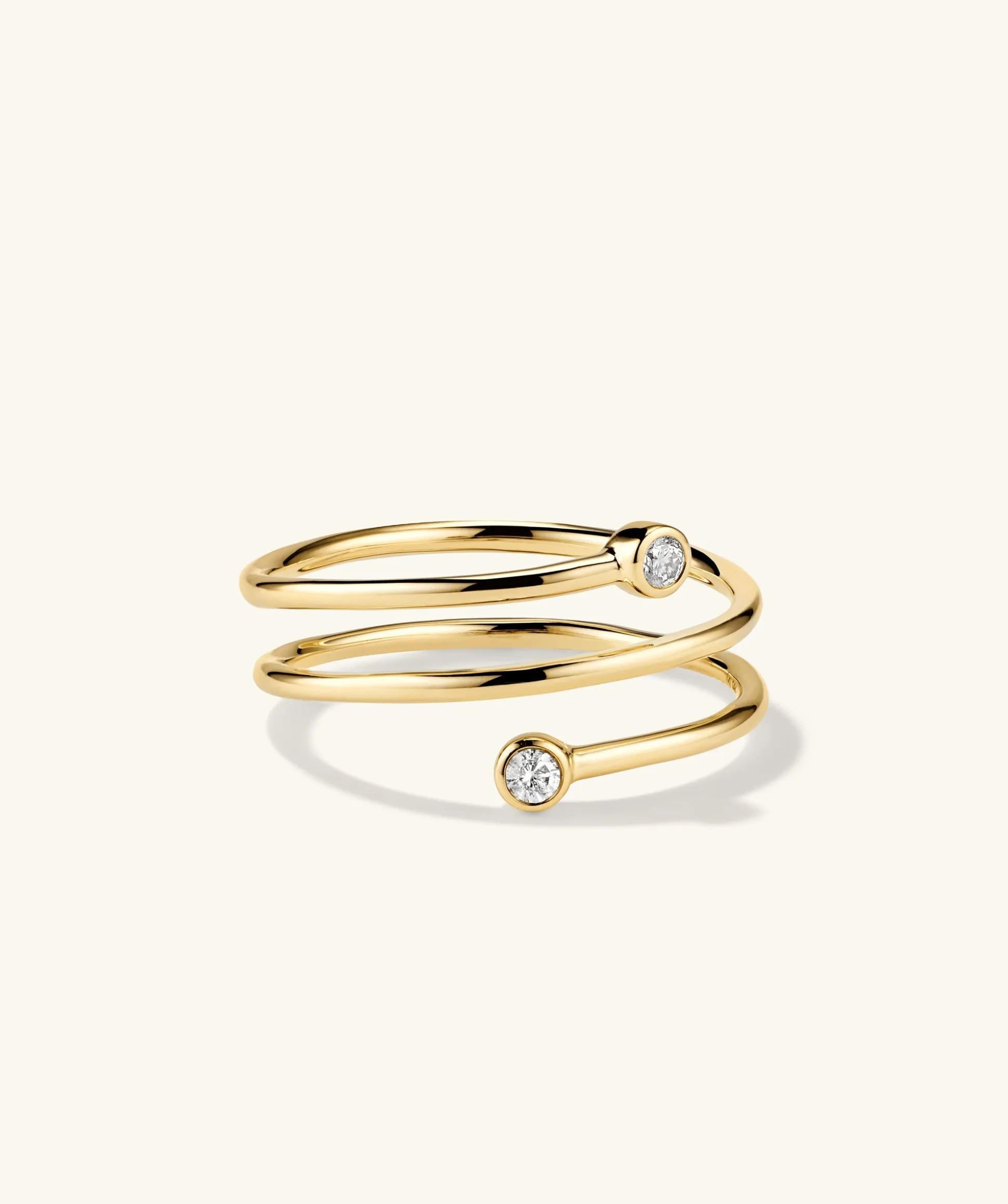 Mejuri Diamond Coil Ring- Statement Rings | Rings