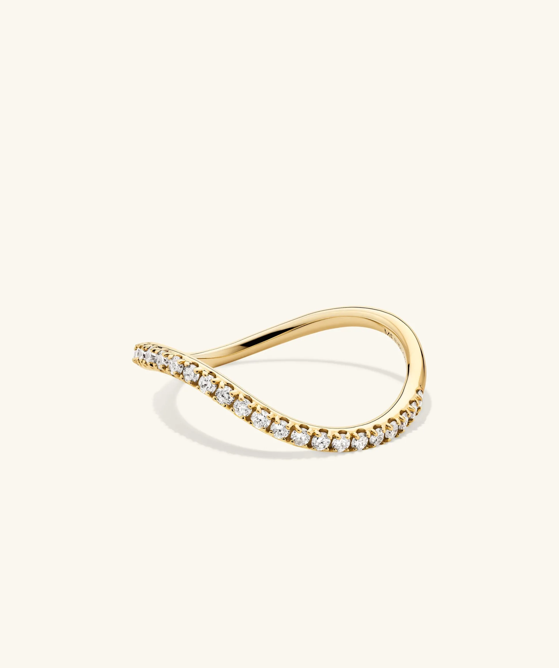 Mejuri Dôme Figure Pavé Diamond Ring- Stackable Rings | Rings