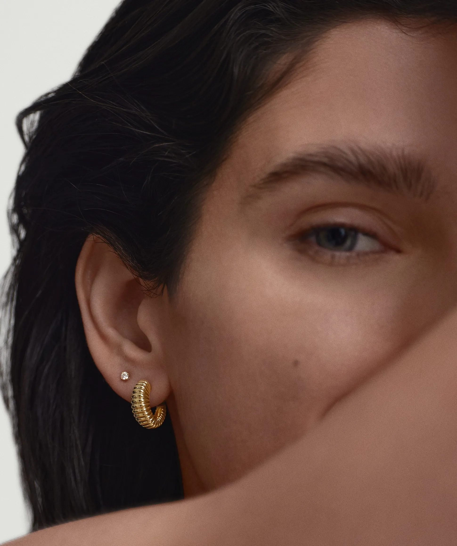 Mejuri Dôme Texture Small Hoops- Hoop Earrings | Earrings