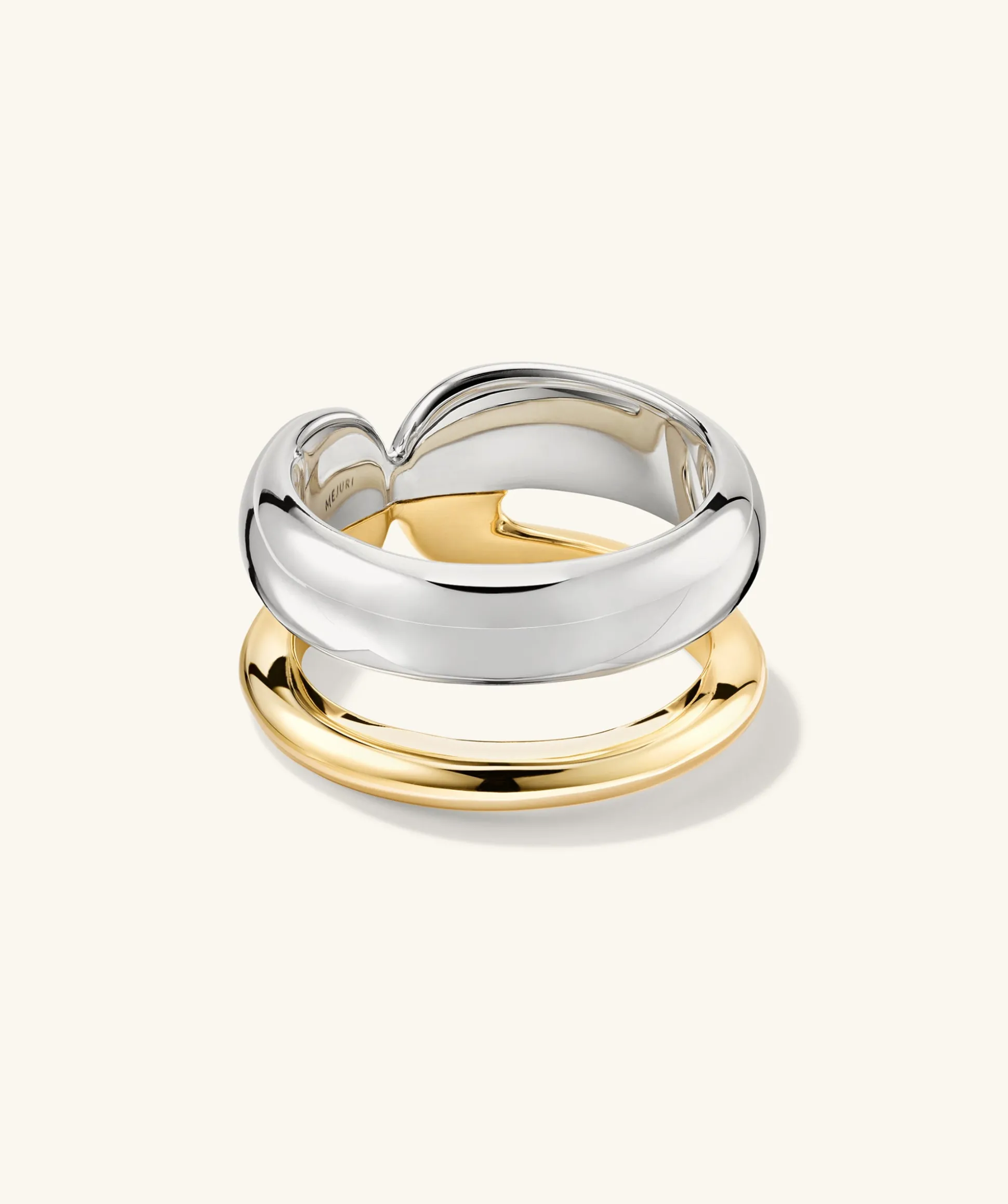 Mejuri Duet Mixed Ring- Statement Rings | Rings