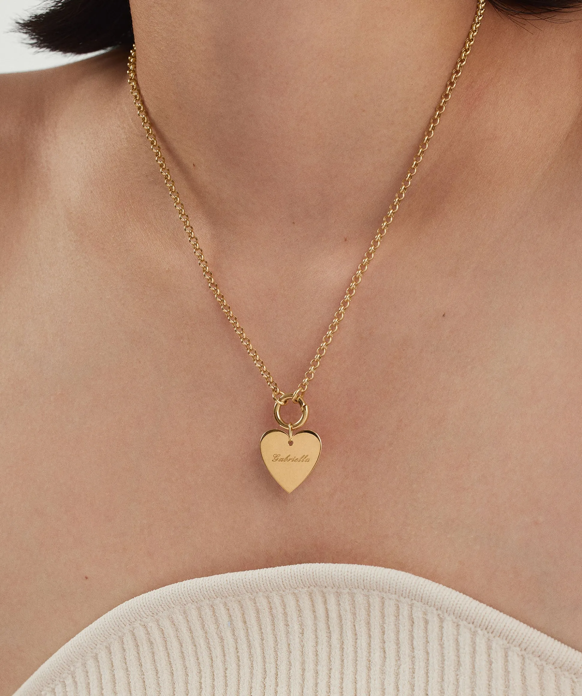 Mejuri Flat Heart Charm- Charms | Charms + Pendants