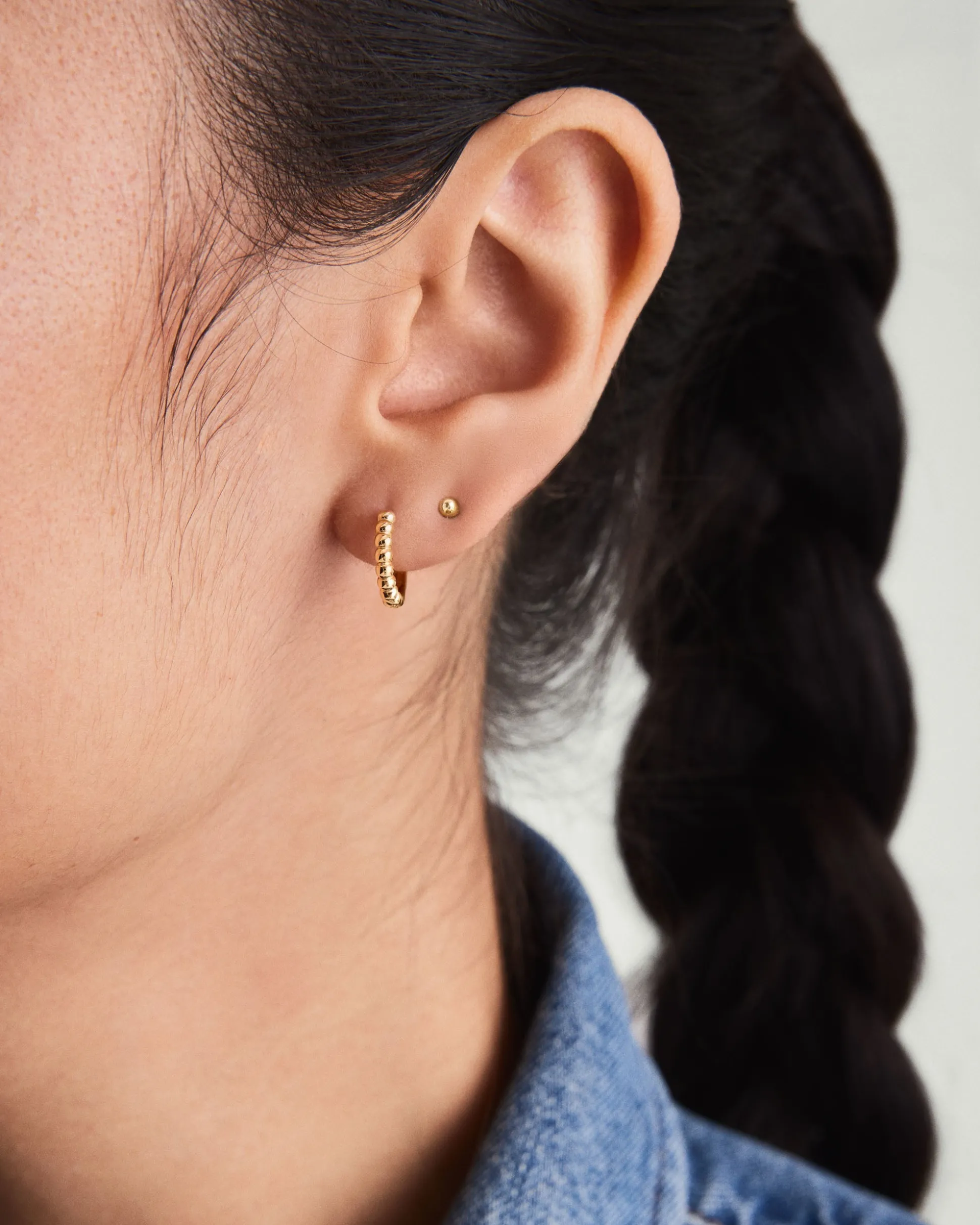 Mejuri Good Foundations Bundle- Hoop Earrings | Earrings