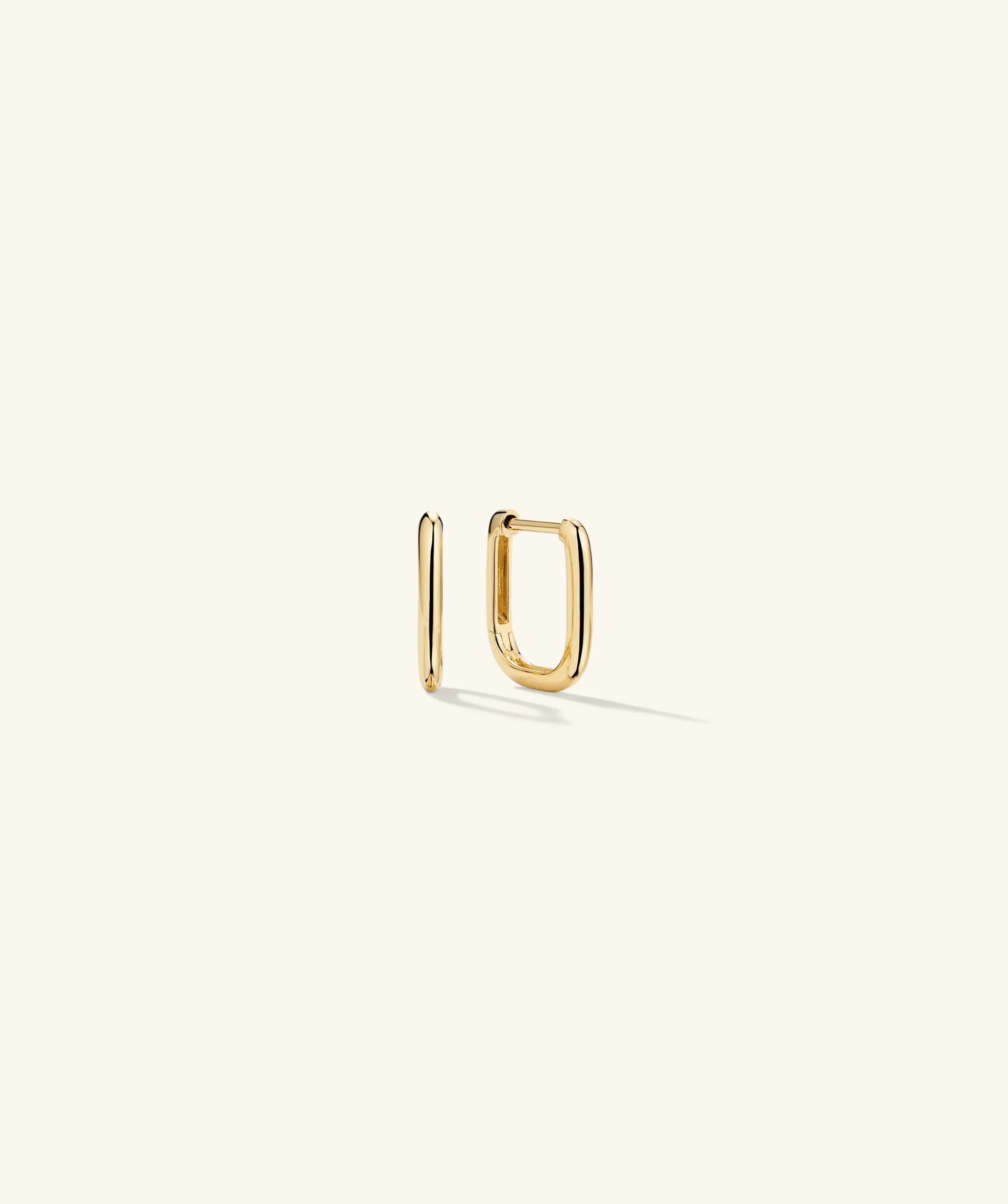 Mejuri Huggie U Hoops- Hoop Earrings | Earrings