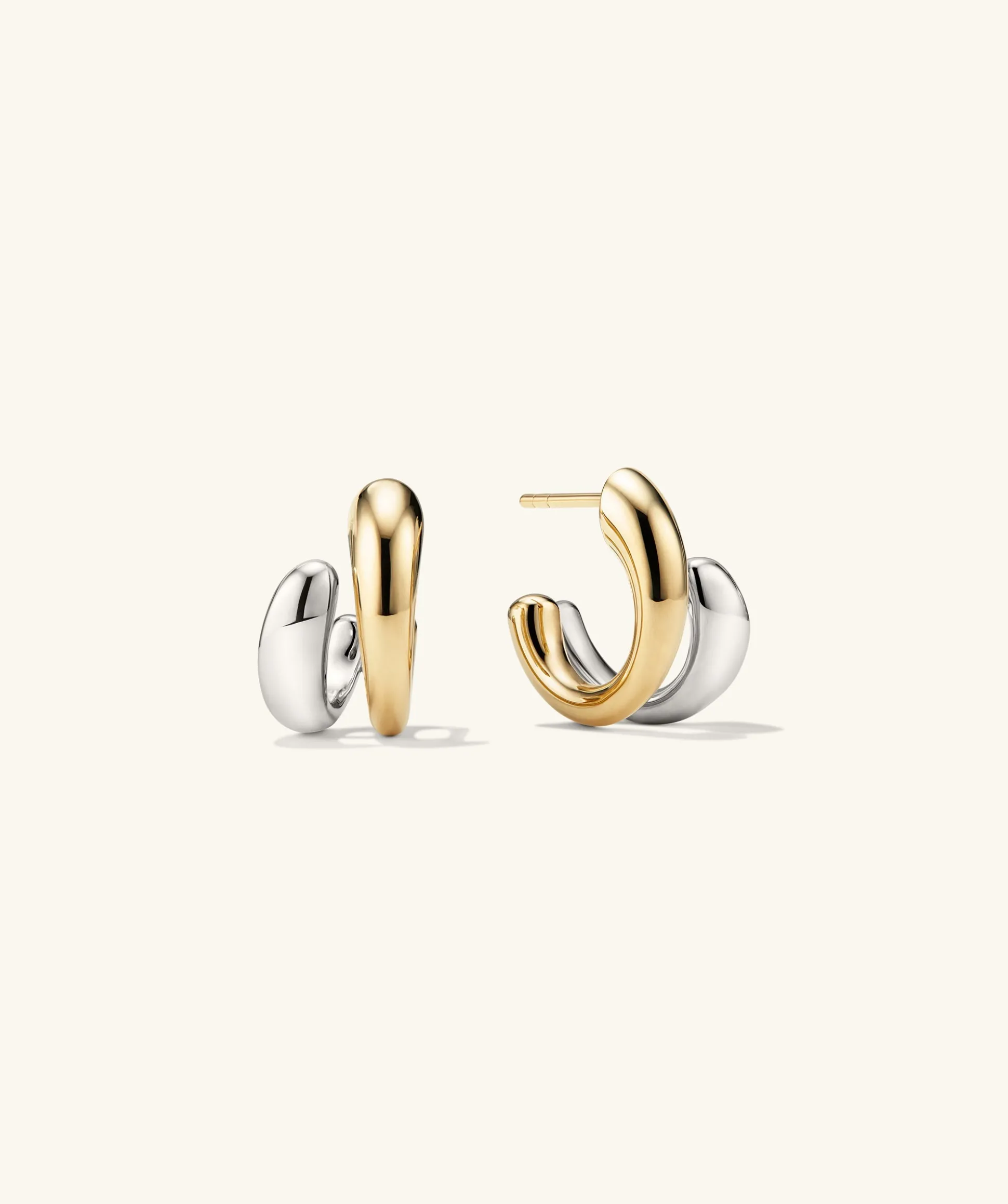 Mejuri Jojo Double Hoops- Hoop Earrings | Earrings