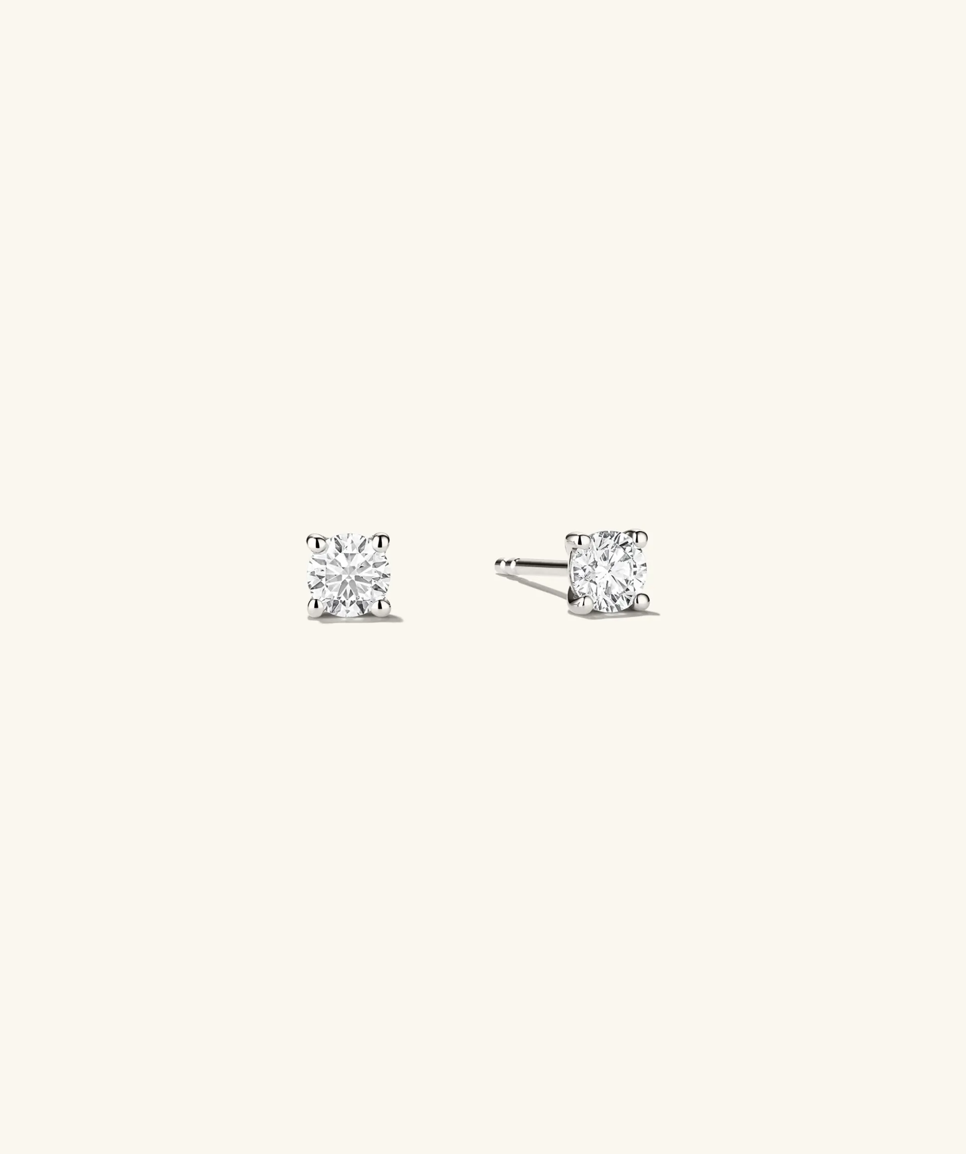 Mejuri Large Diamond Studs- Stud Earrings | Earrings