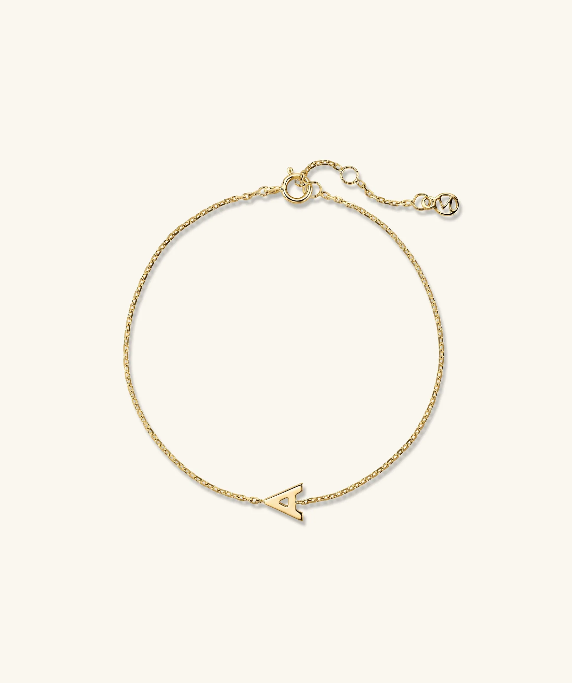 Mejuri Letter Bracelet- Bracelets