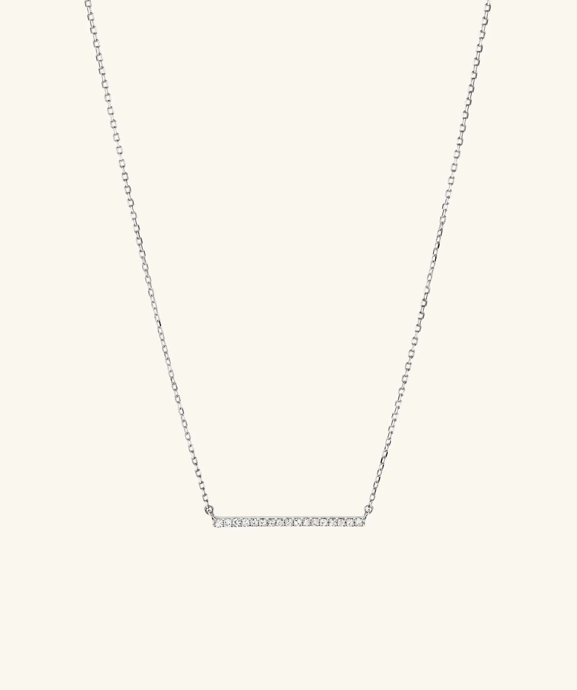 Mejuri Linear Diamond Necklace- Necklaces