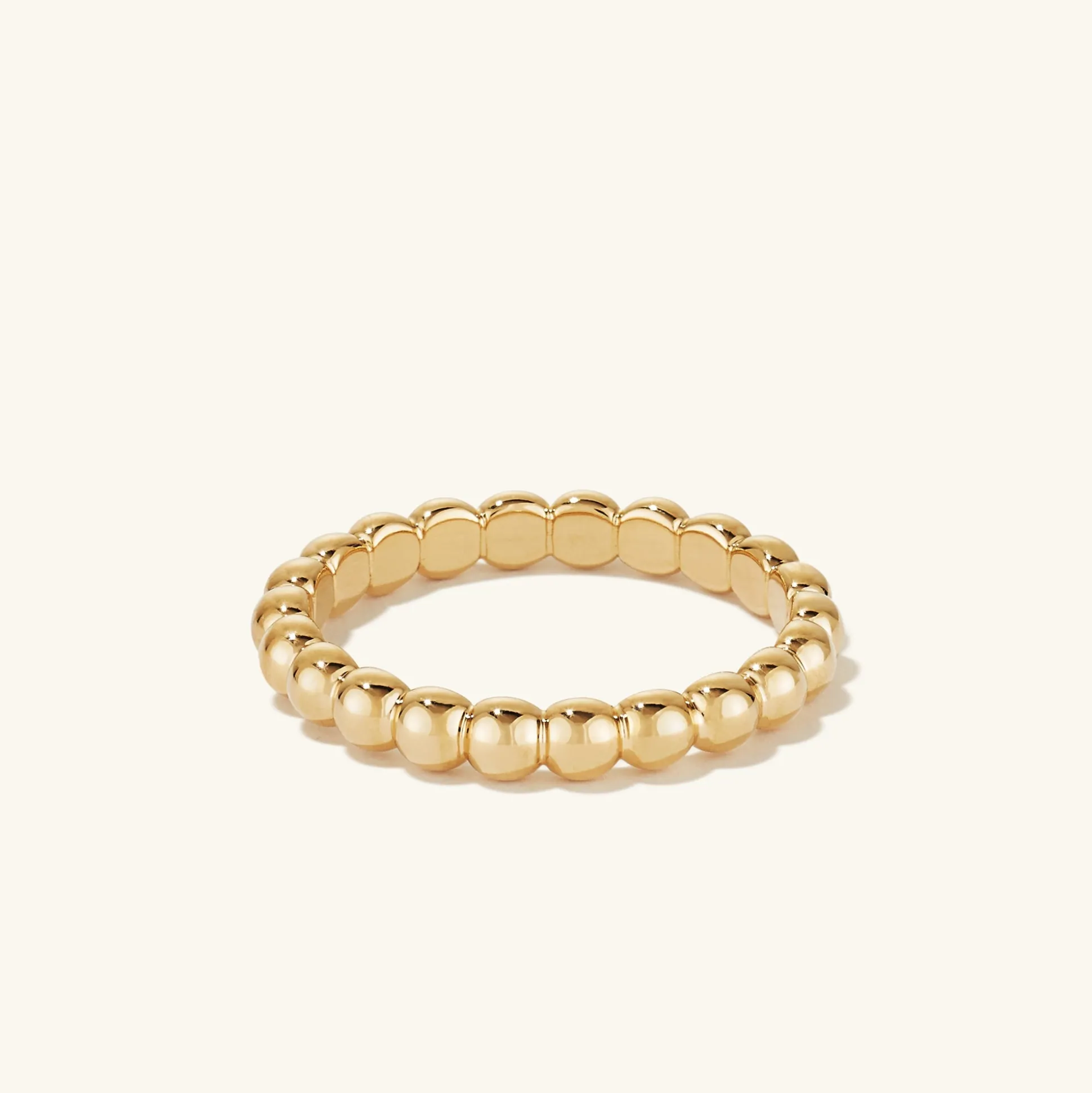 Mejuri Metallic Sphere Ring- Stackable Rings | Rings