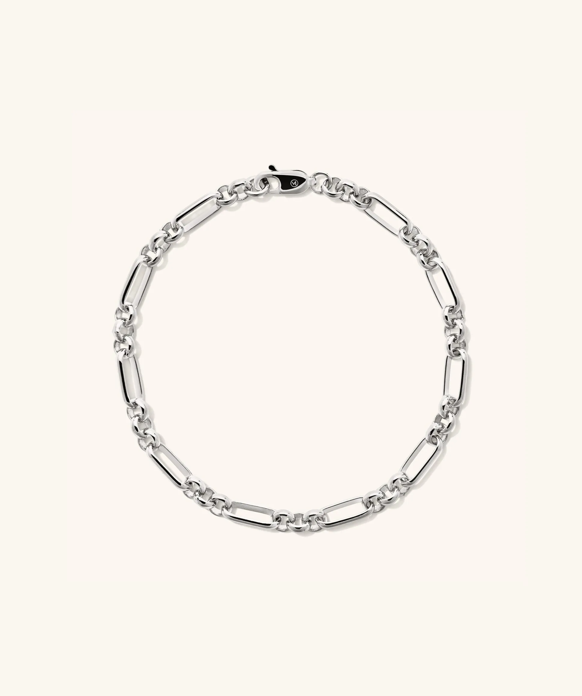 Mejuri Mini Paperclip Bracelet- Chain Bracelets | Bracelets