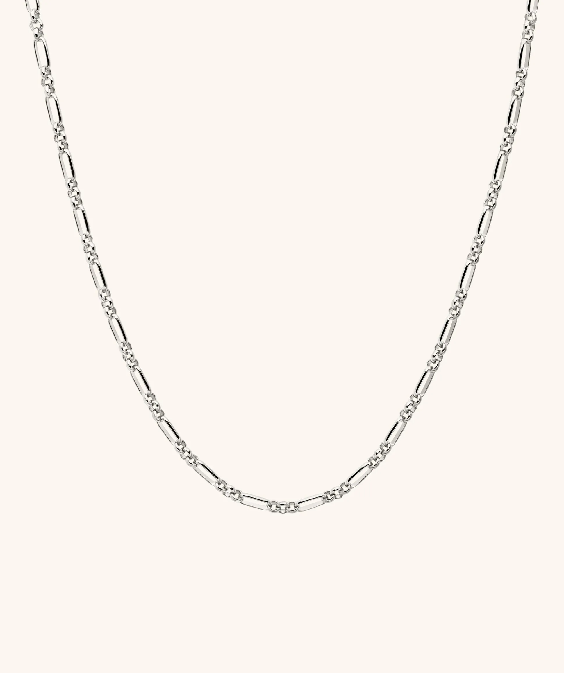 Mejuri Mini Paperclip Necklace- Chain Necklaces | Necklaces