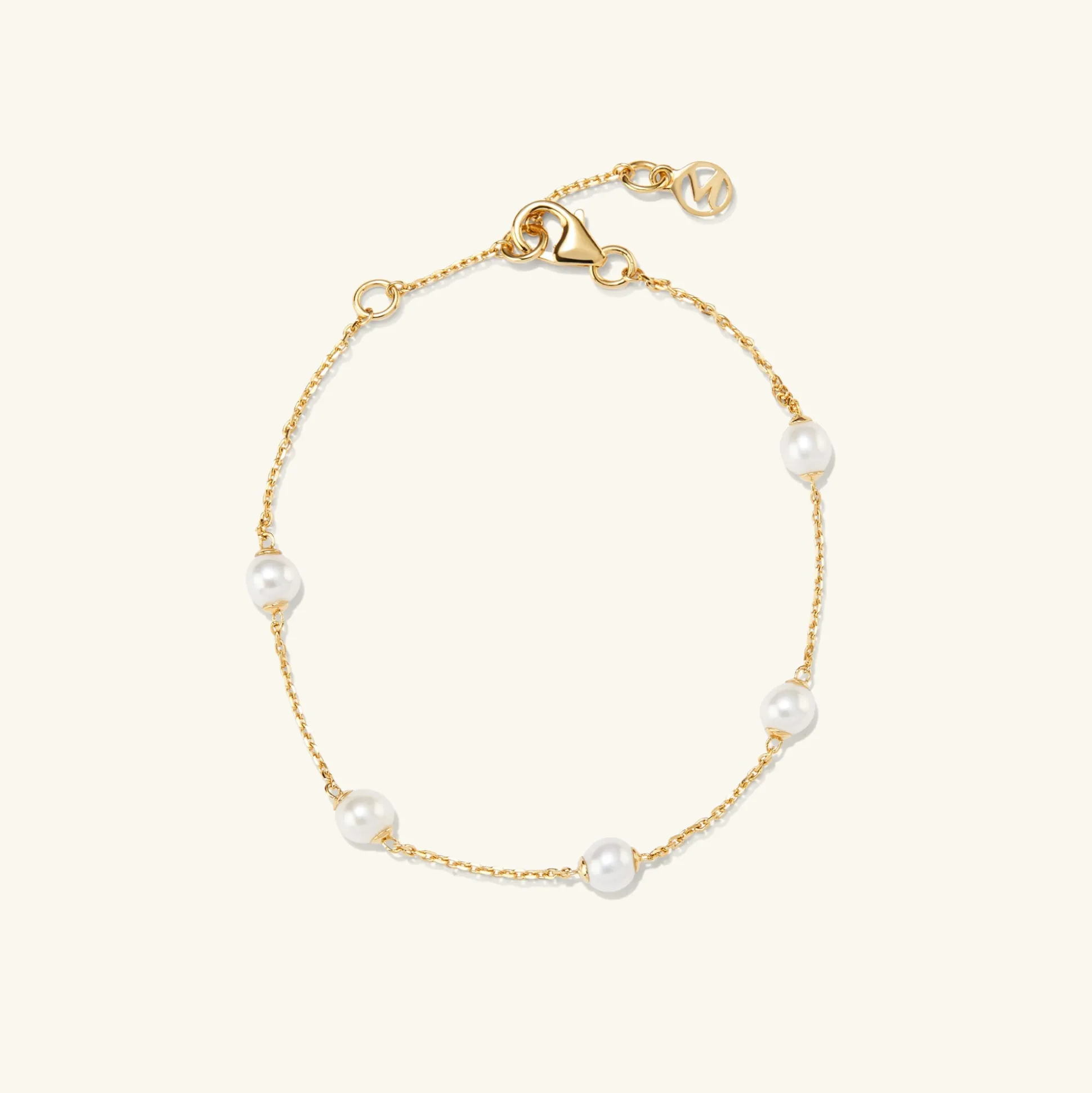 Mejuri Mini Pearl Satellite Bracelet- Bracelets