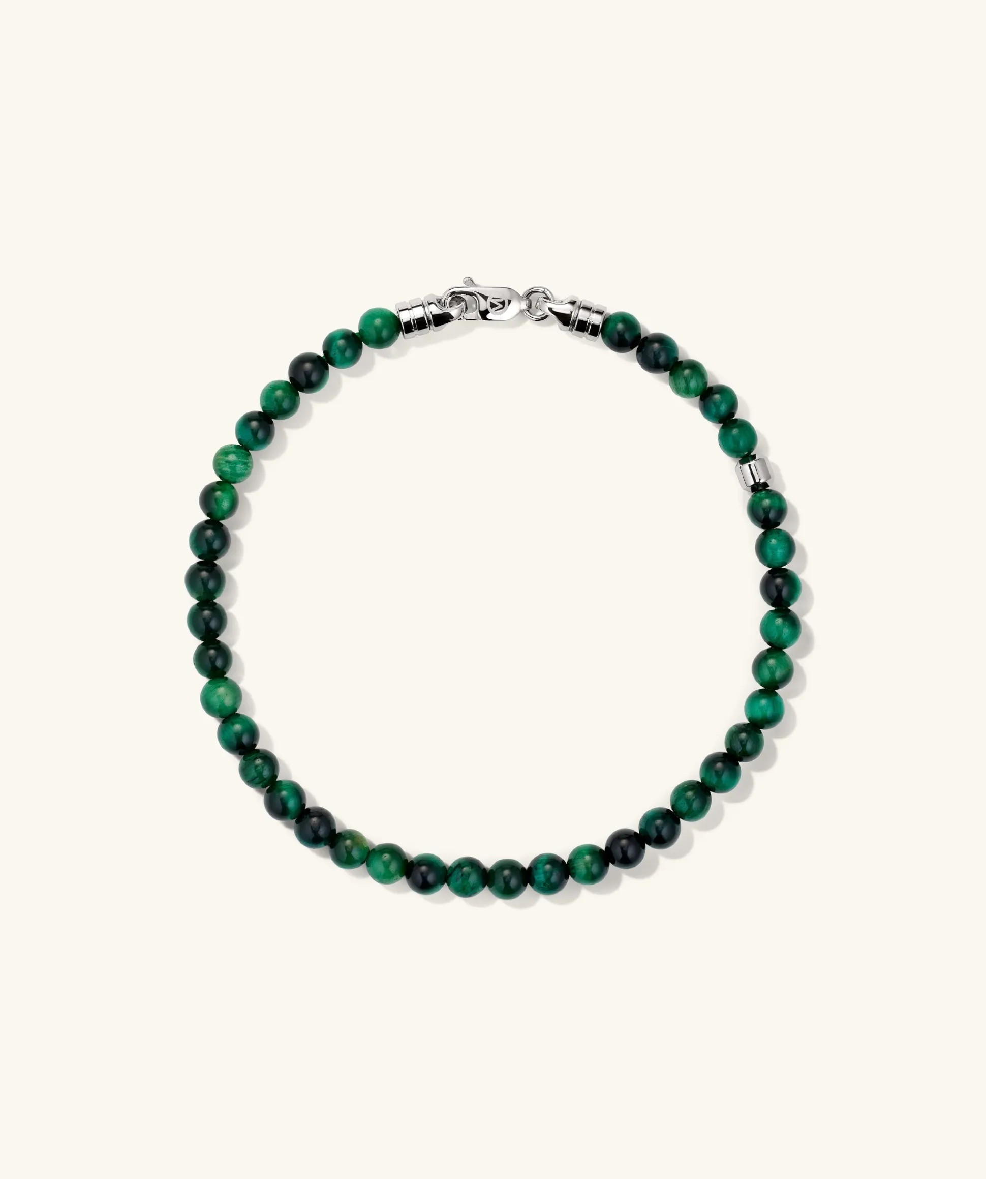 Mejuri 4mm Gemstone Beaded Bracelet- Bracelets | Men's