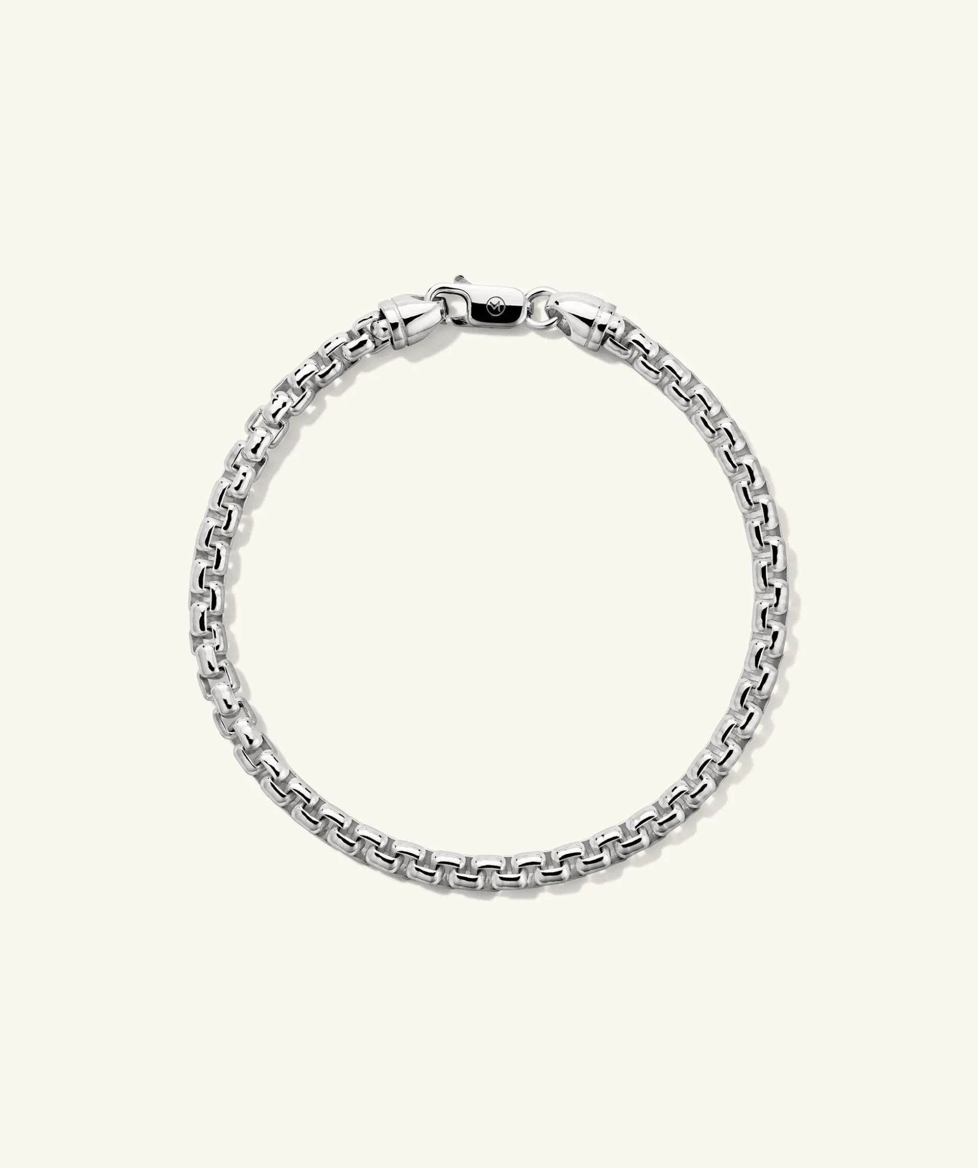 Mejuri 4mm Round Box Chain Bracelet- Bracelets | Men's