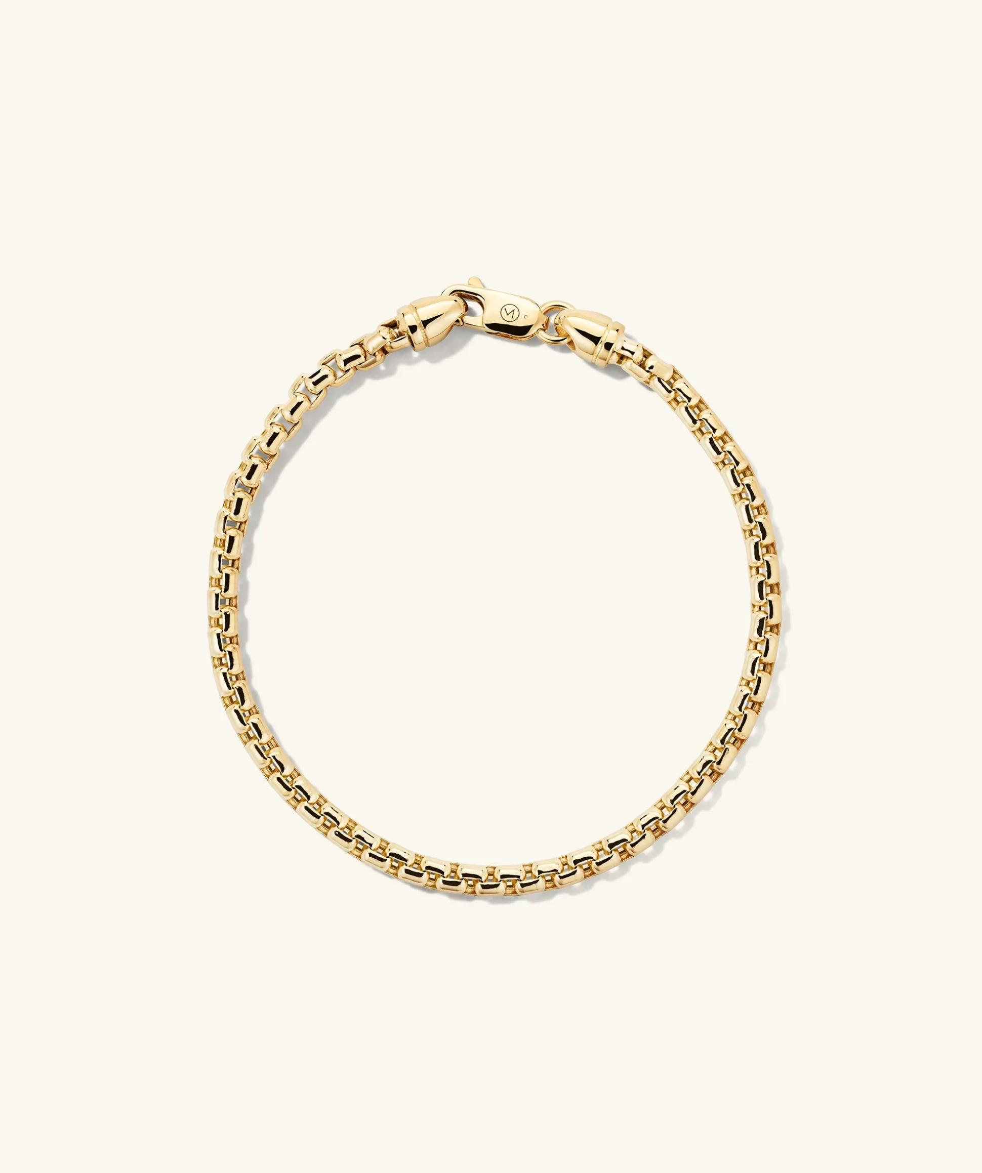 Mejuri 3mm Round Box Chain Bracelet- Bracelets | Men's