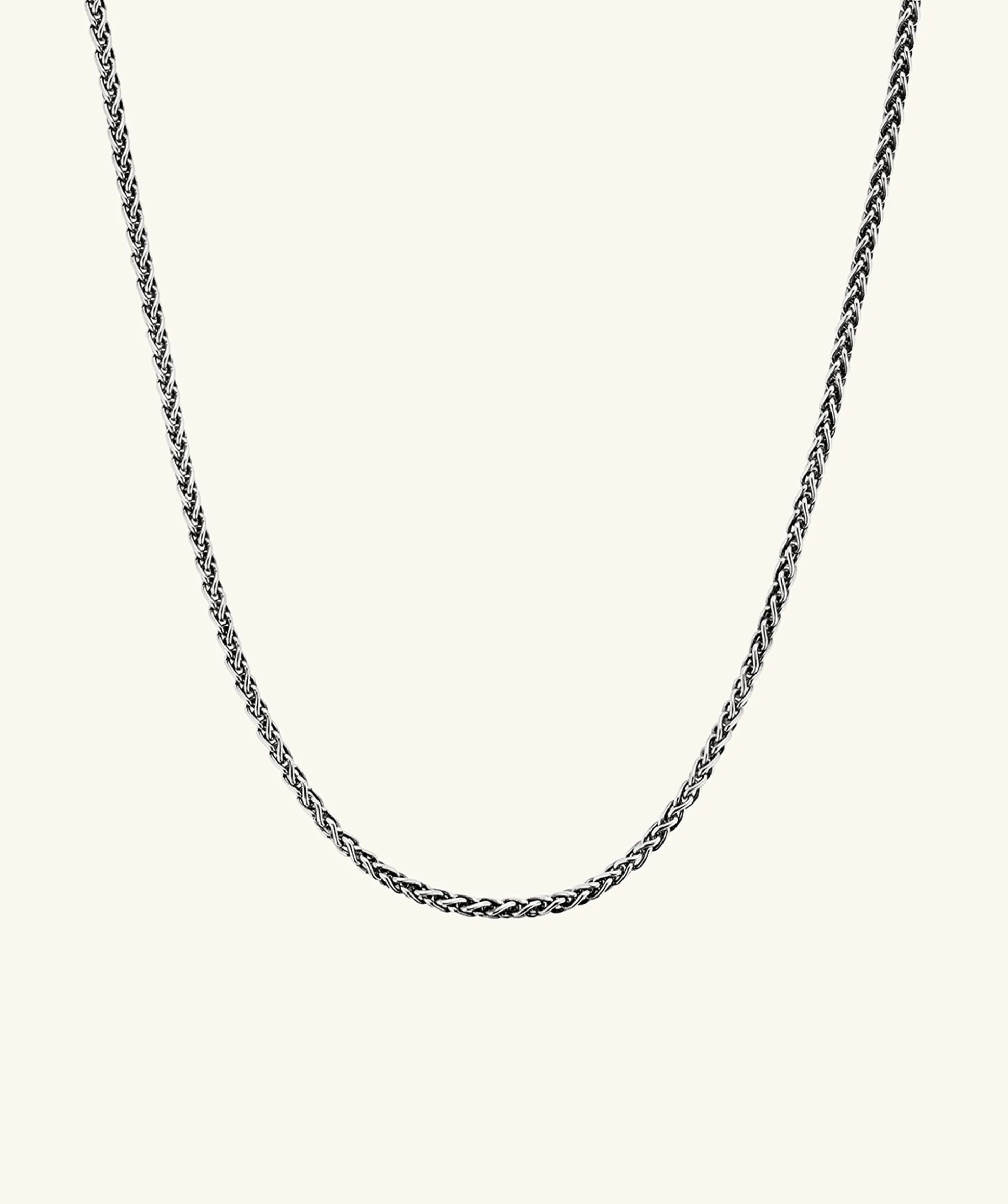 Mejuri 2.4mm Wheat Chain Necklace- Necklaces | Men's