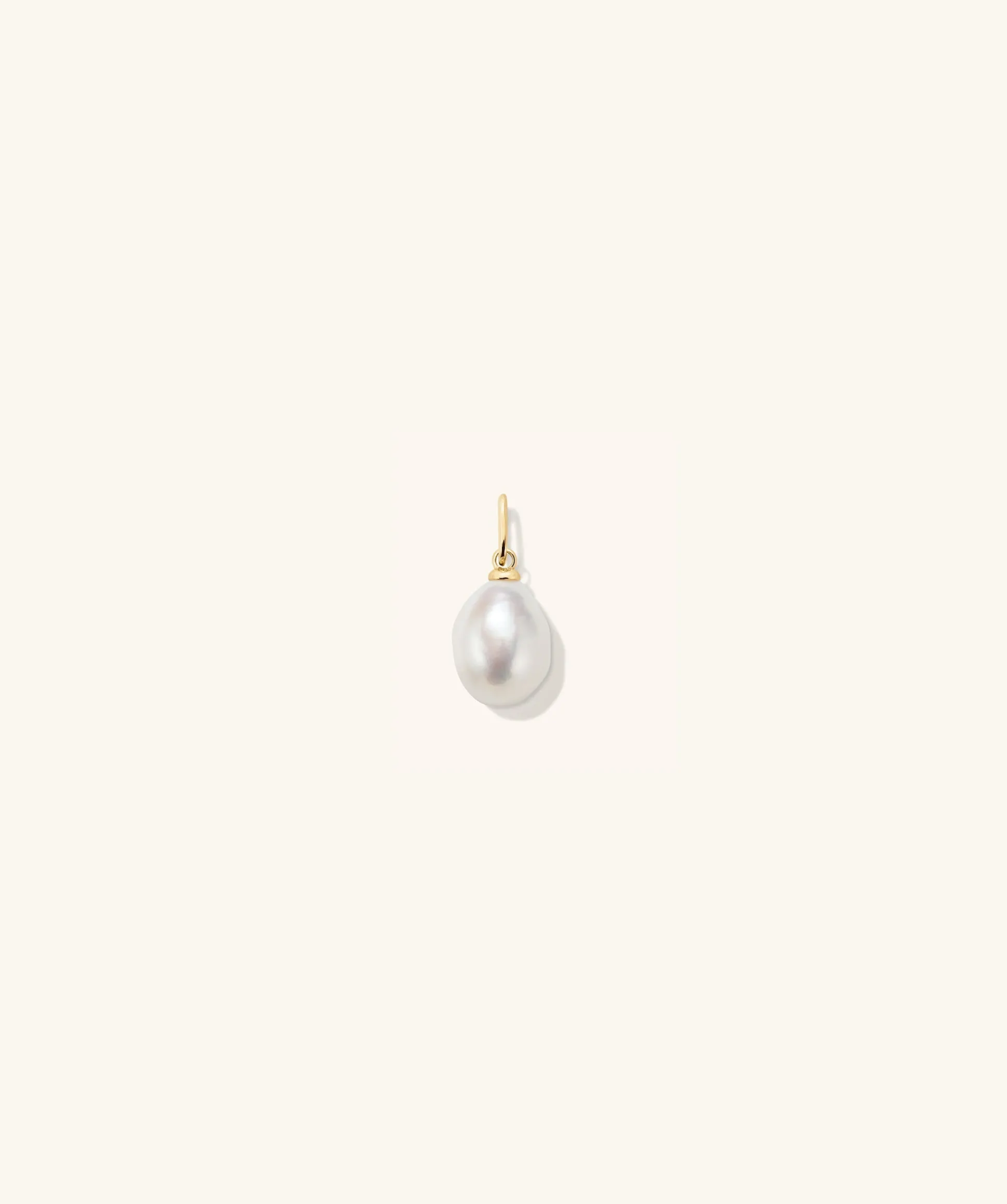 Mejuri Organic Pearl Charm- Charms | Charms + Pendants