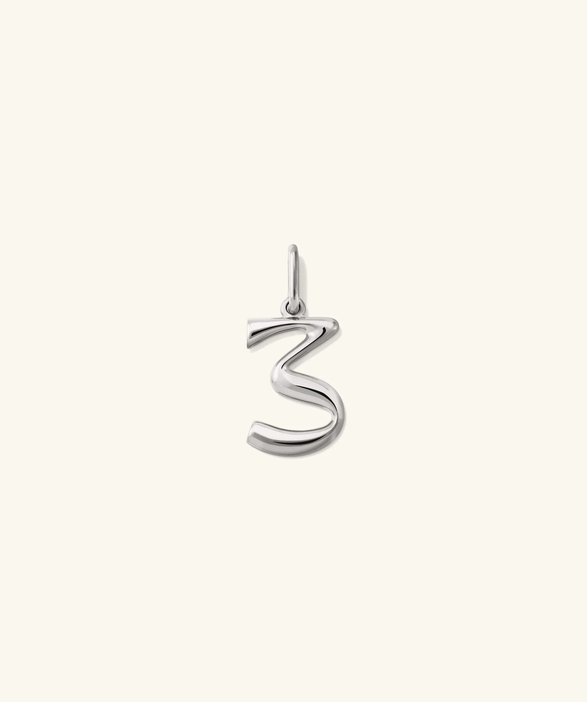 Mejuri Oversized Number Charm- Charms | Charms + Pendants