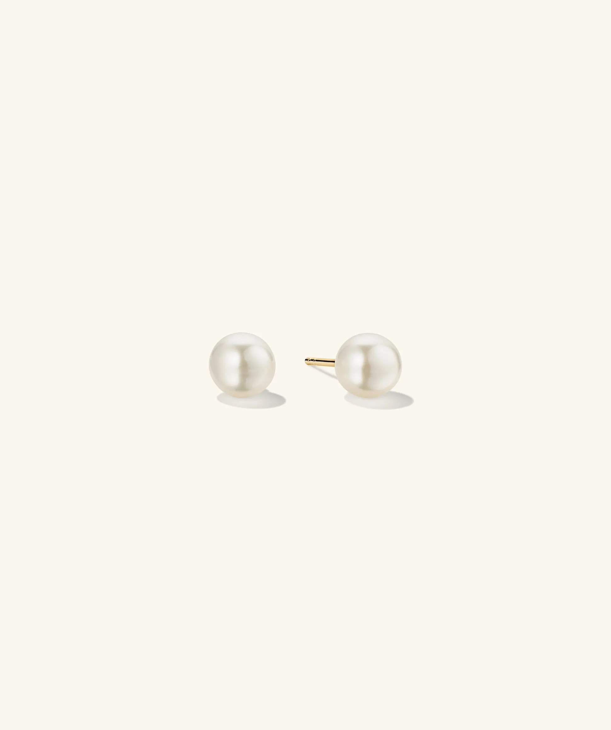 Mejuri Pearl Oversized Studs- Stud Earrings | Earrings