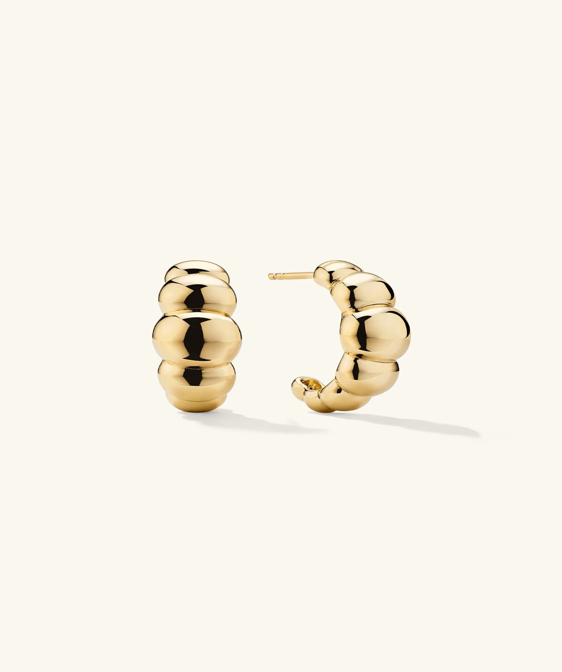 Mejuri Puffy Charlotte Hoops- Hoop Earrings | Earrings