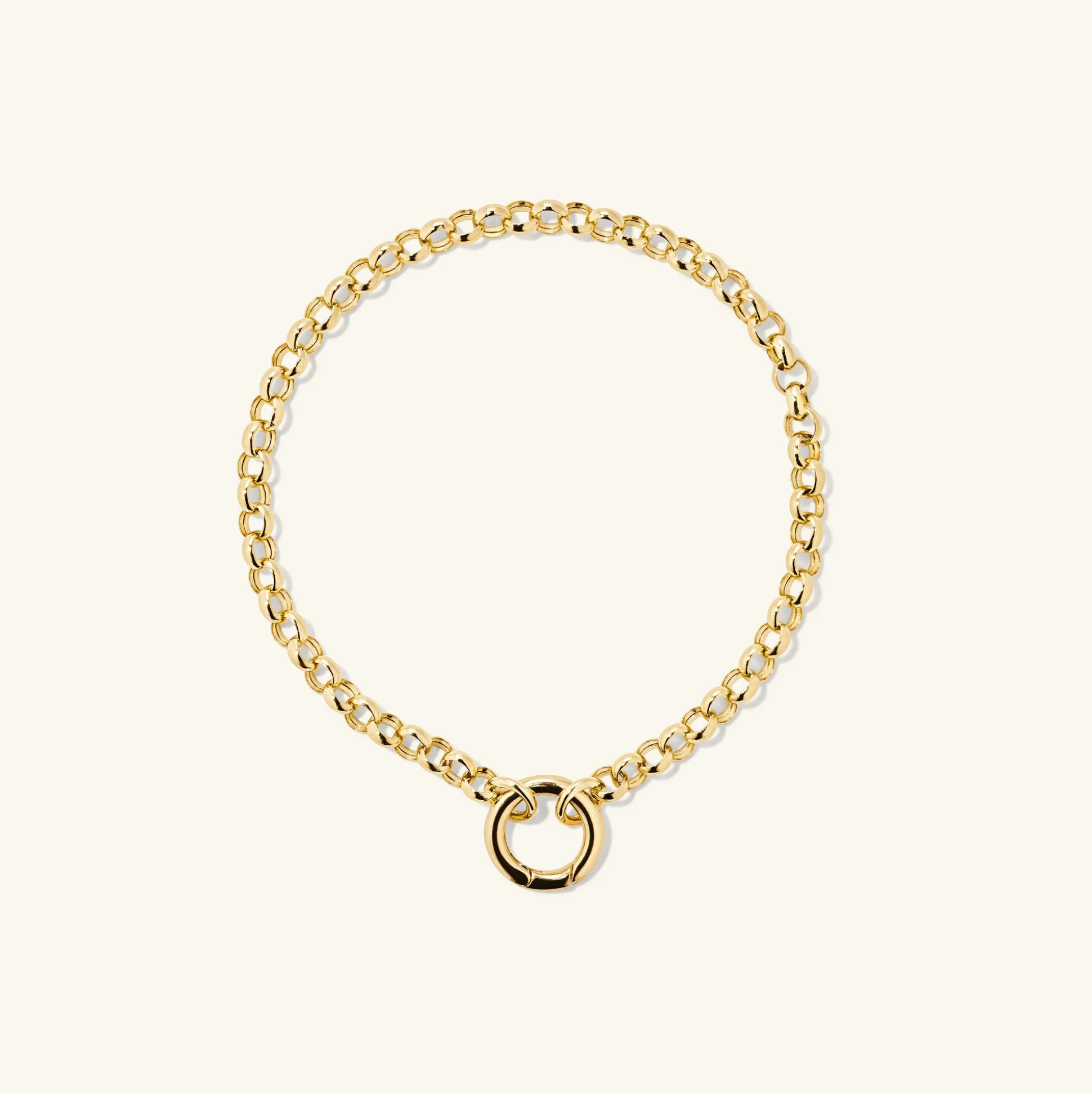 Mejuri Rolo Chain Charm Bracelet- Chain Bracelets | Bracelets