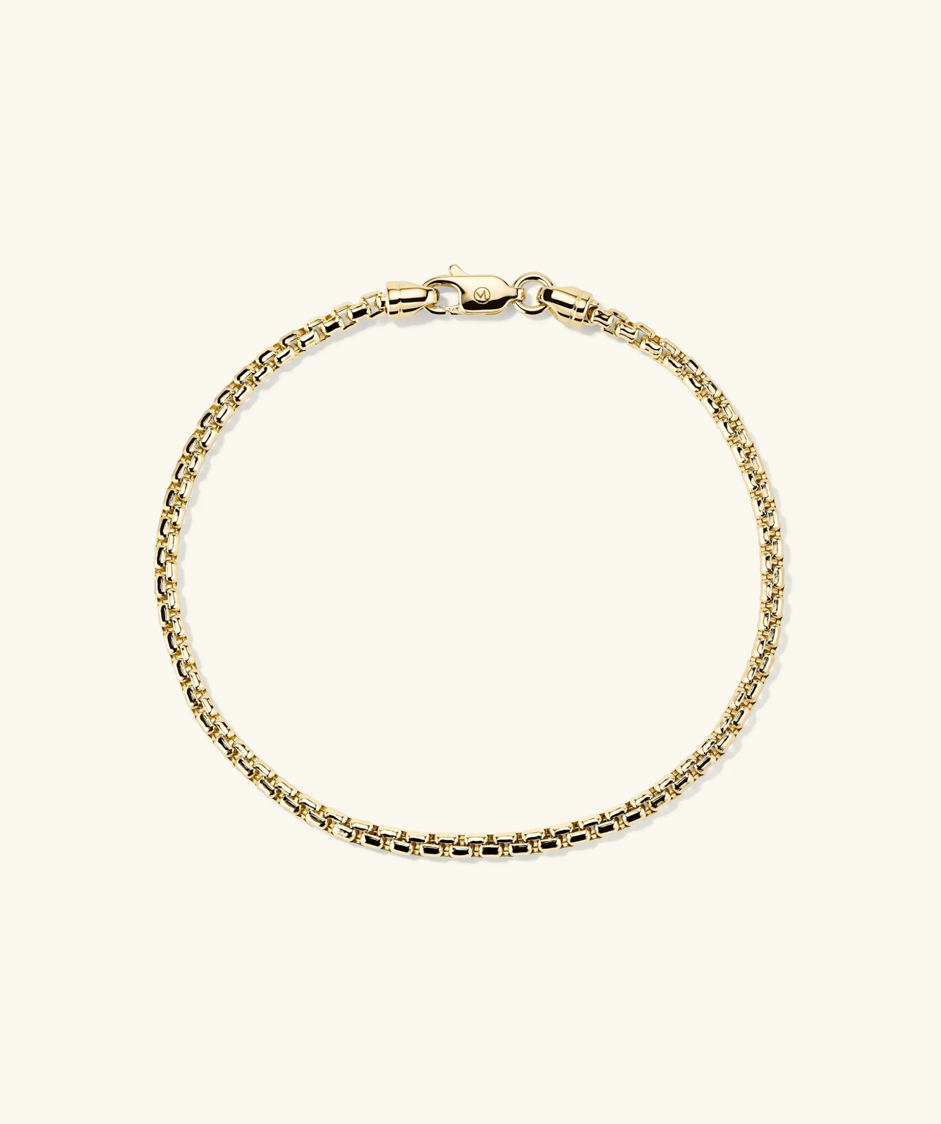 Mejuri Round Box Chain Bracelet- Bracelets | Men's