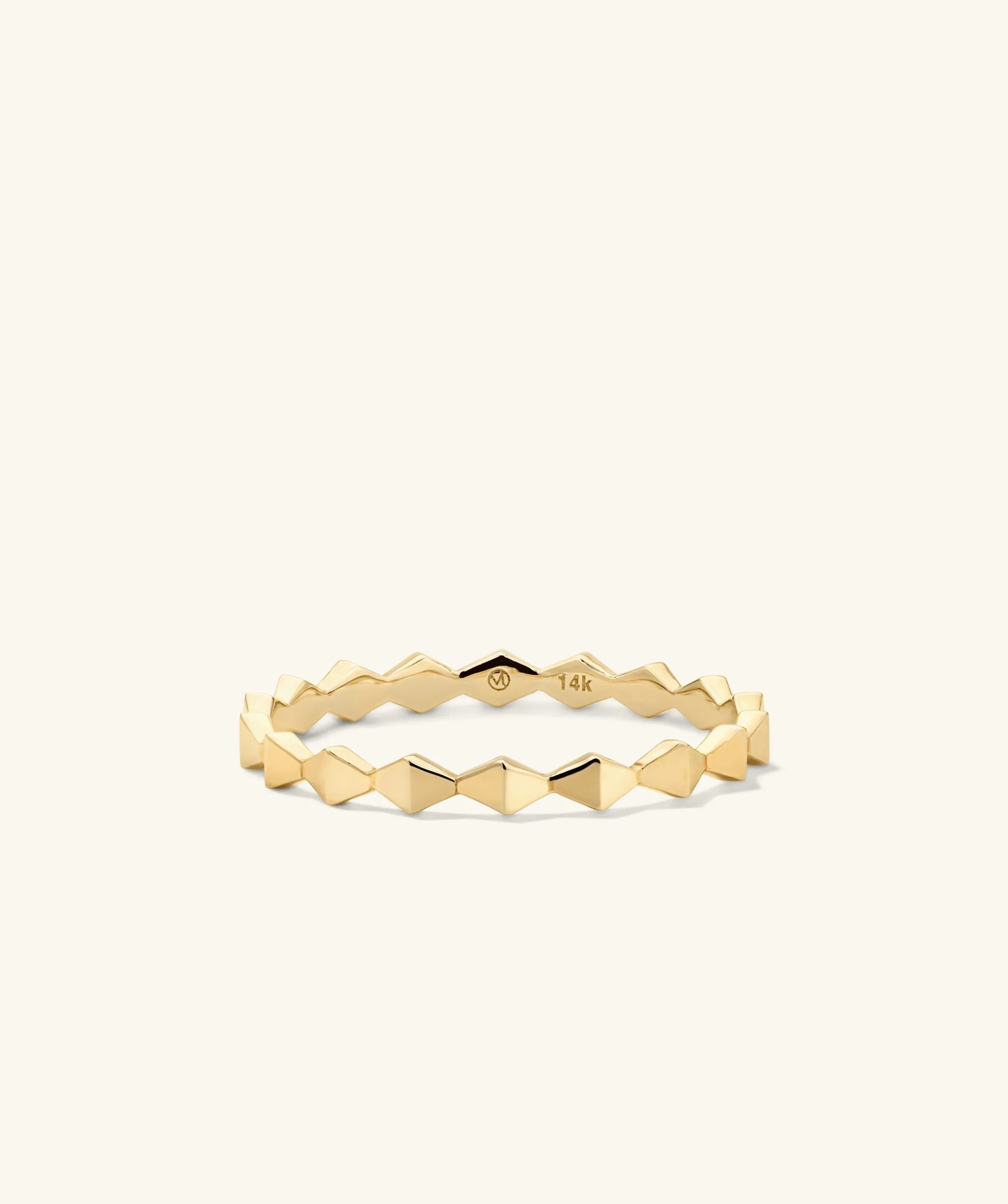 Mejuri Sculpture Ring- Stackable Rings | Rings