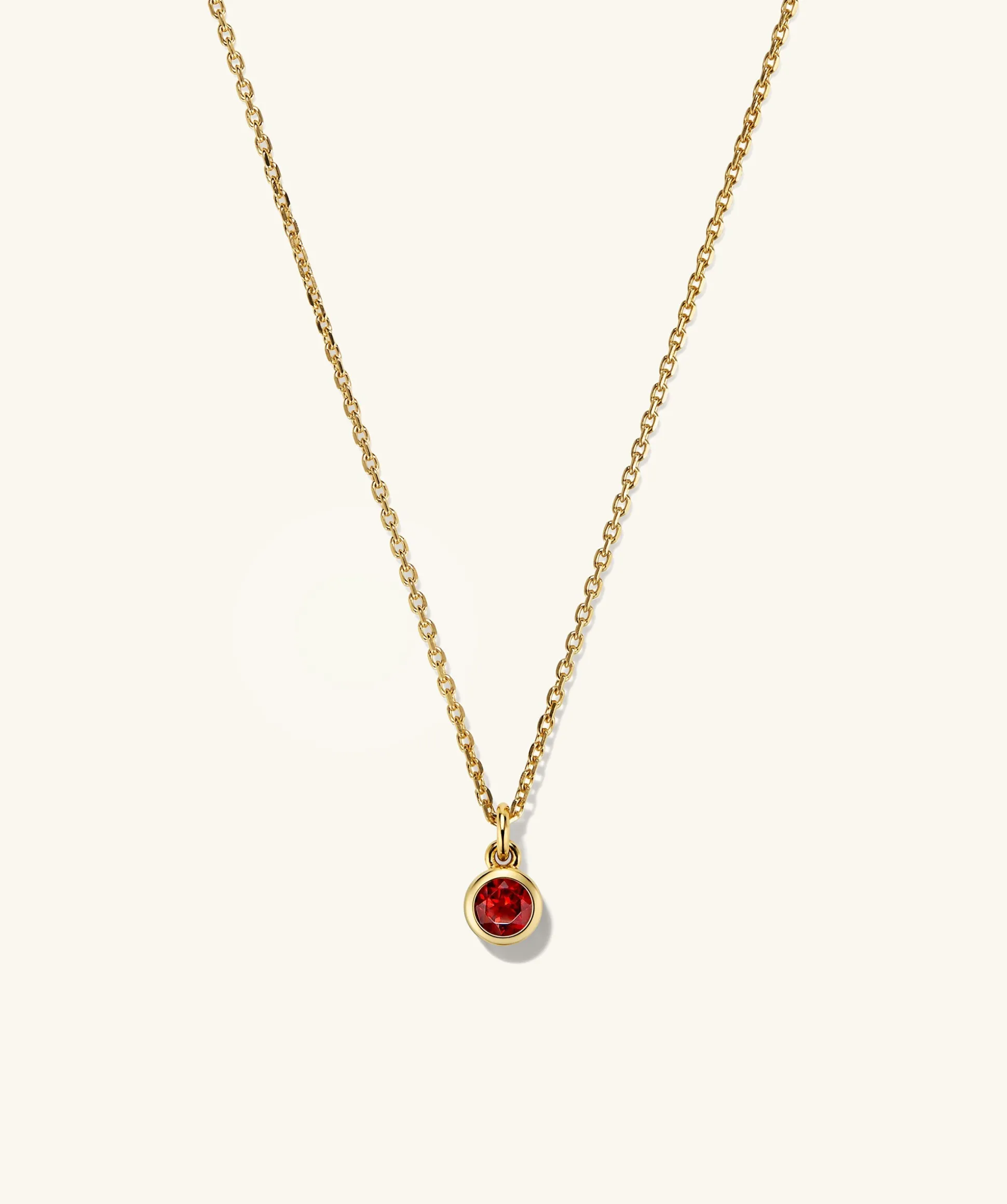 Mejuri Sia Birthstone Pendant Necklace- Pendant Necklaces | Necklaces