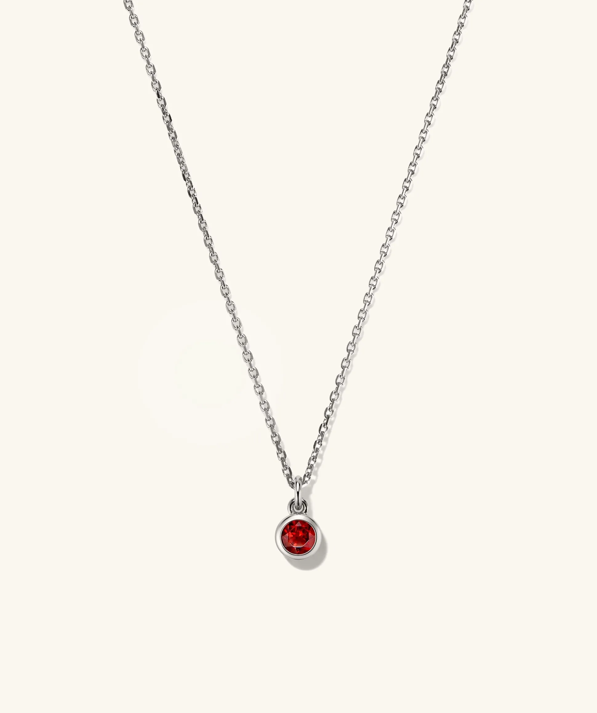 Mejuri Sia Birthstone Pendant Necklace- Pendant Necklaces | Necklaces