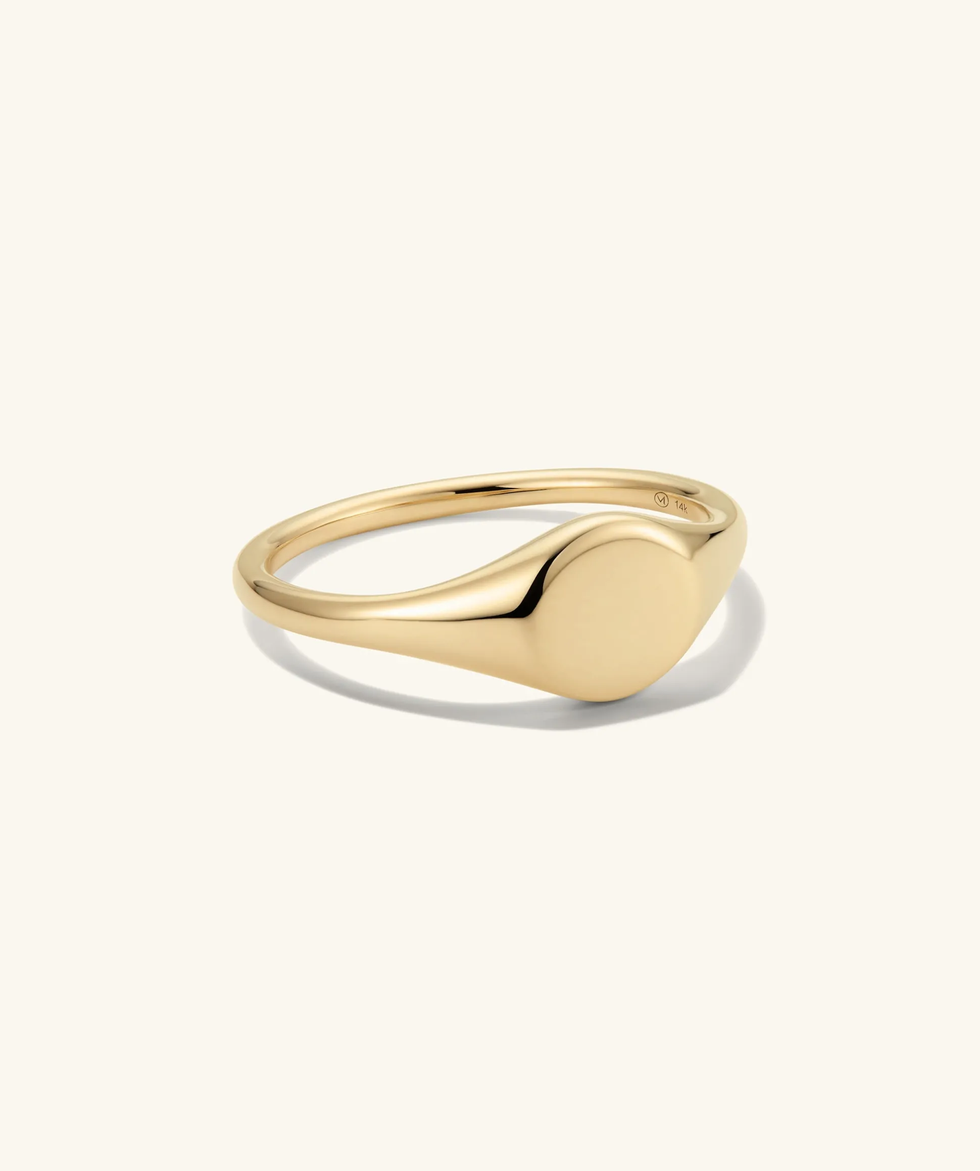 Mejuri Signet Pinky Ring- Signet Rings | Rings