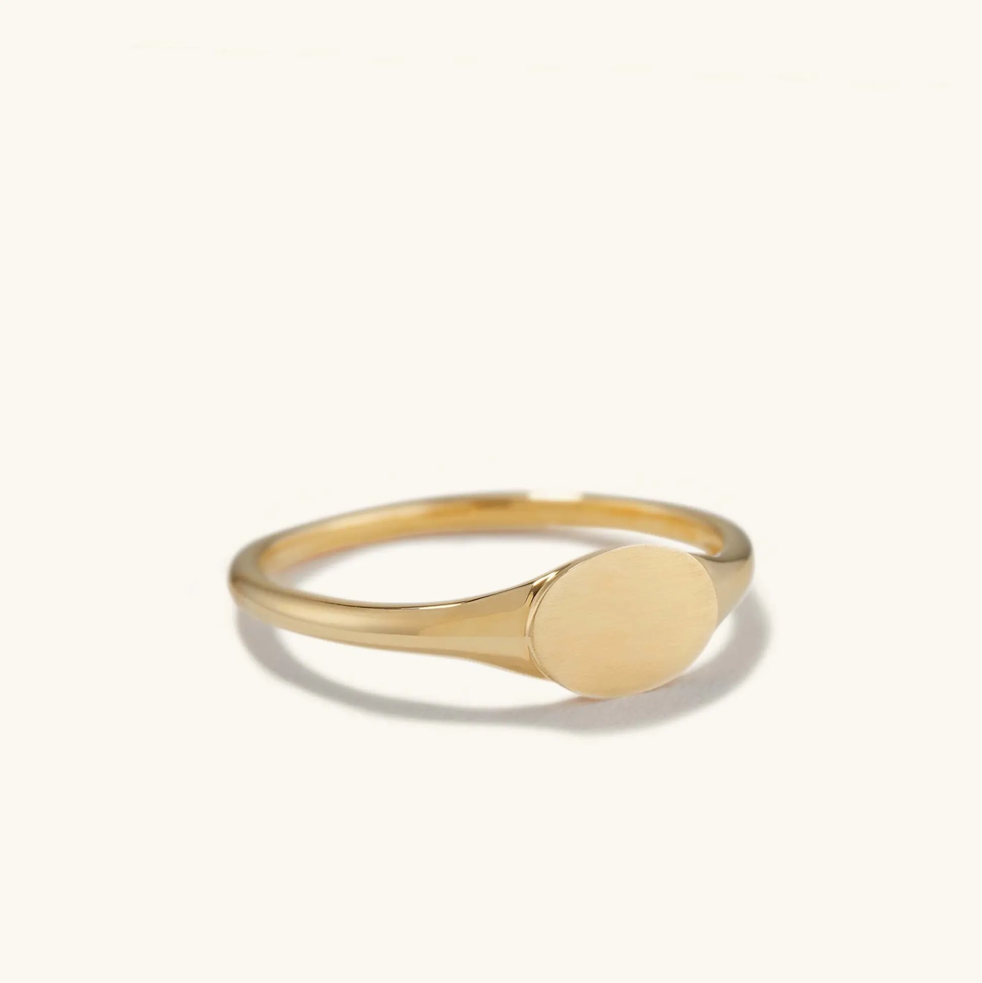 Mejuri Signet Ring- Signet Rings | Rings