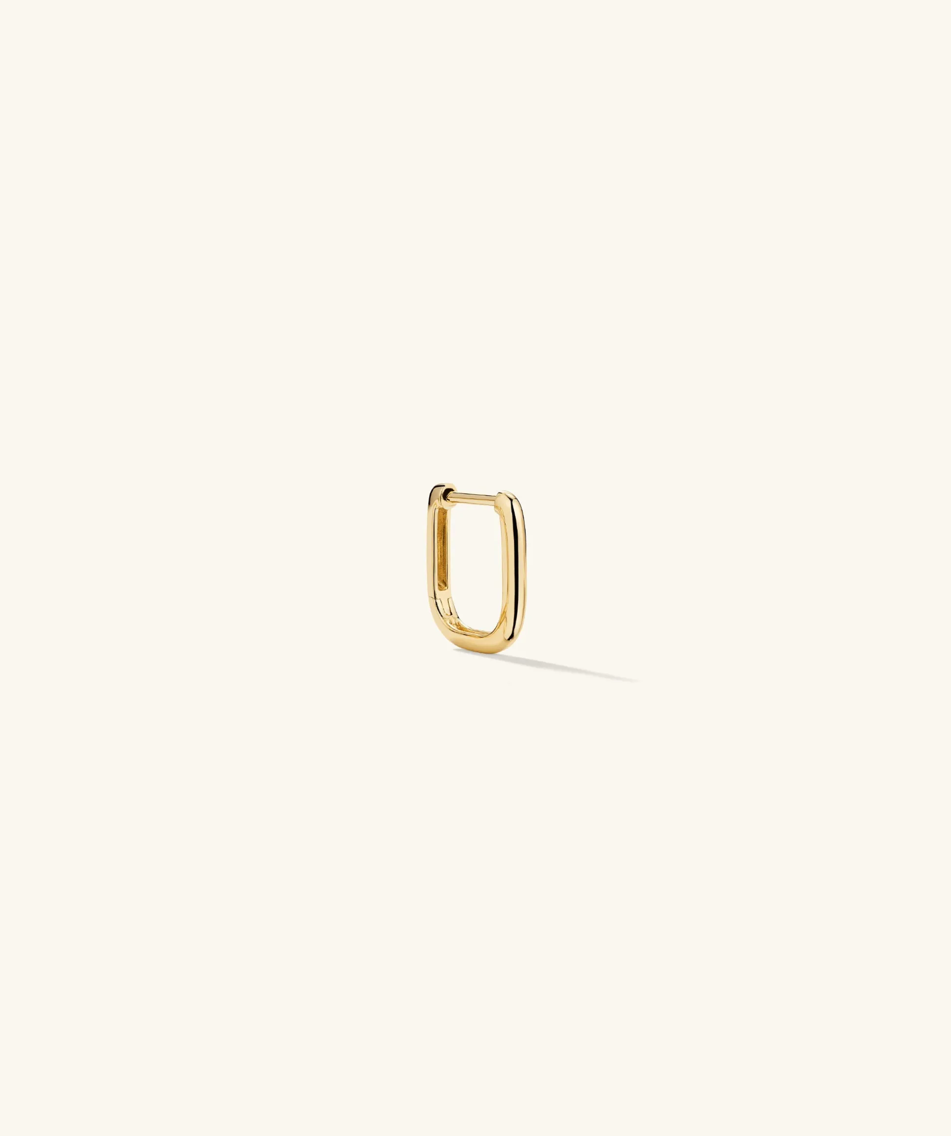 Mejuri Single Huggie U Hoop- Single Earrings | Hoop Earrings