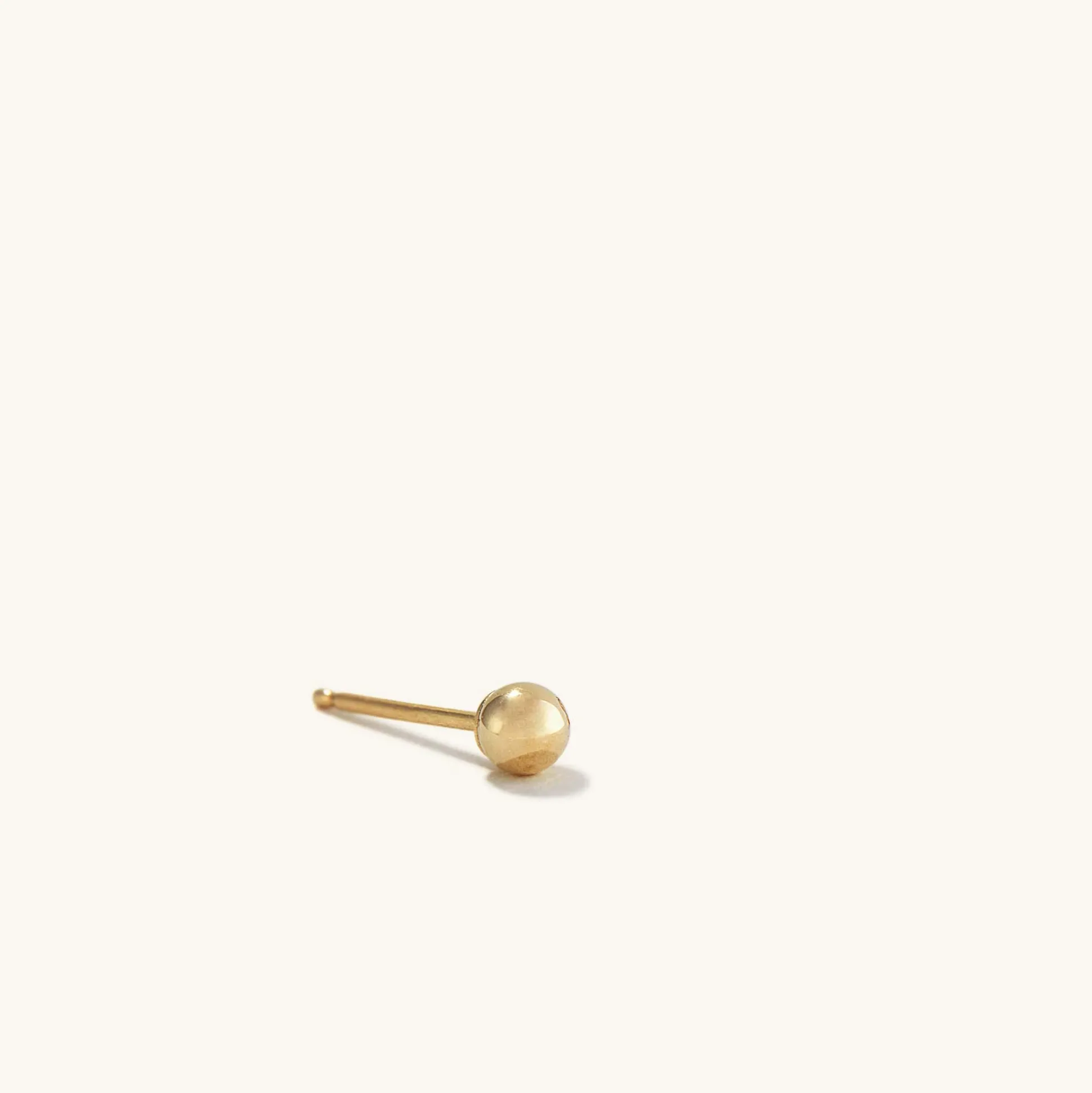 Mejuri Single Sphere Stud- Single Earrings | Stud Earrings