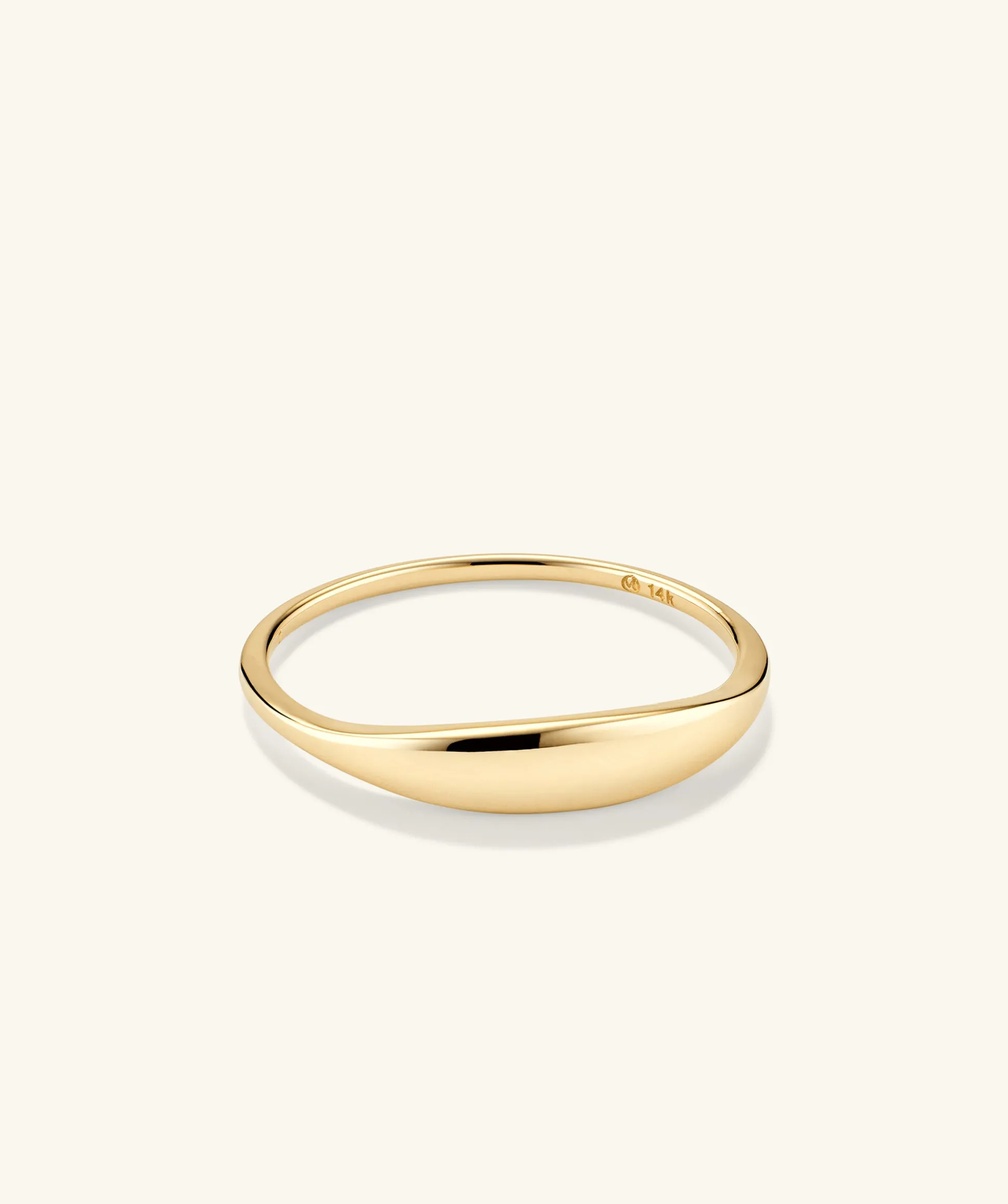 Mejuri Slim Signet Ring- Signet Rings | Rings