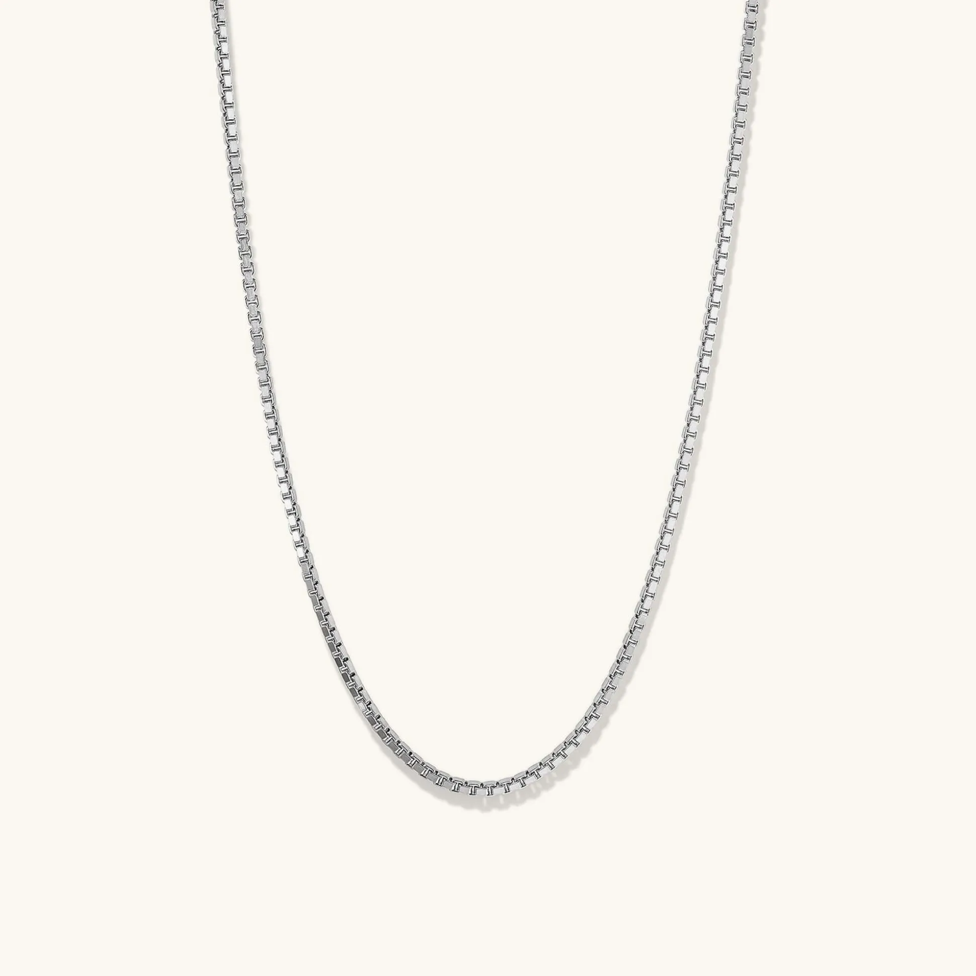 Mejuri Square Box Chain Necklace- Necklaces | Men's